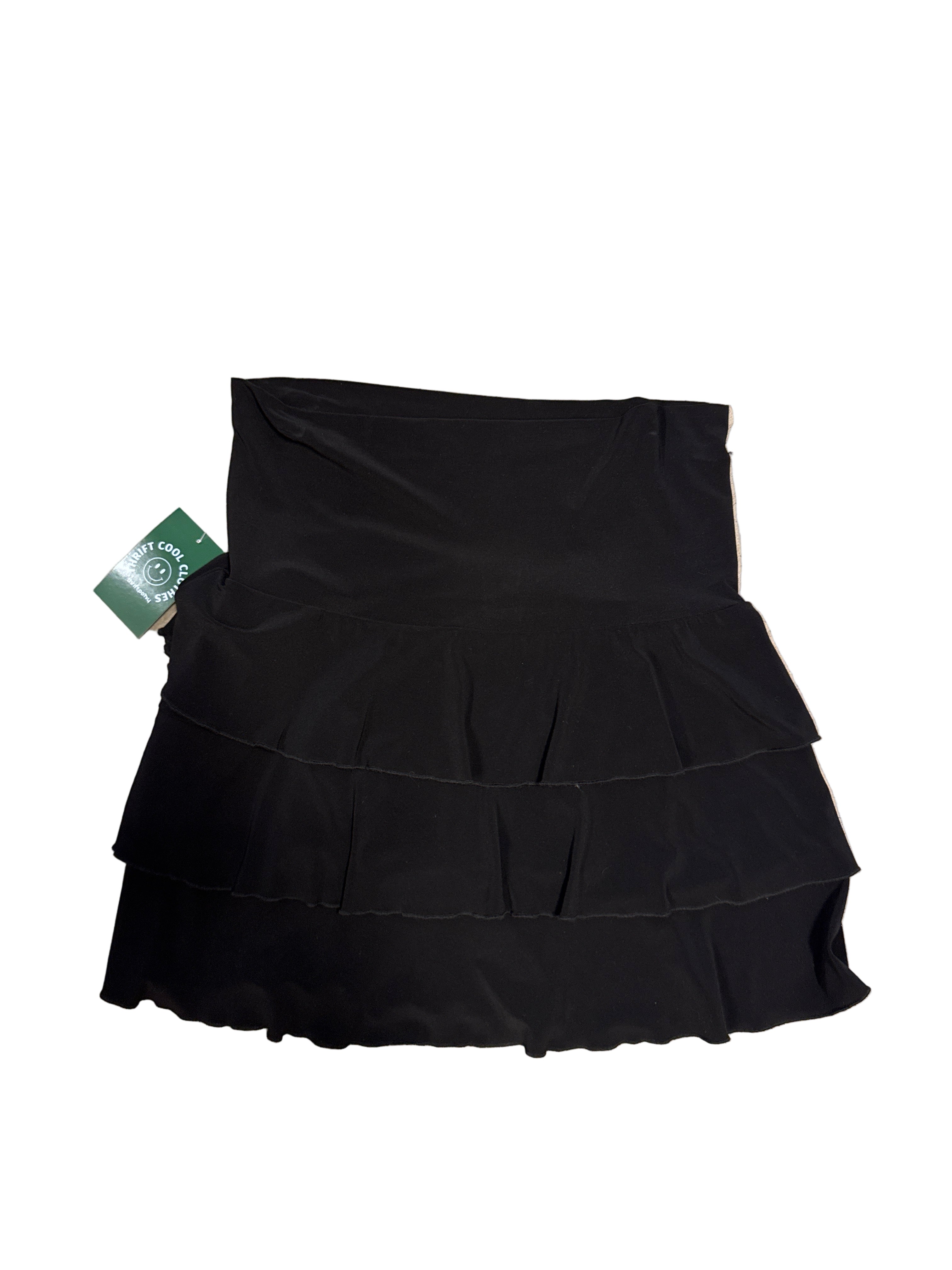 Black tummi ruffle mini, s
