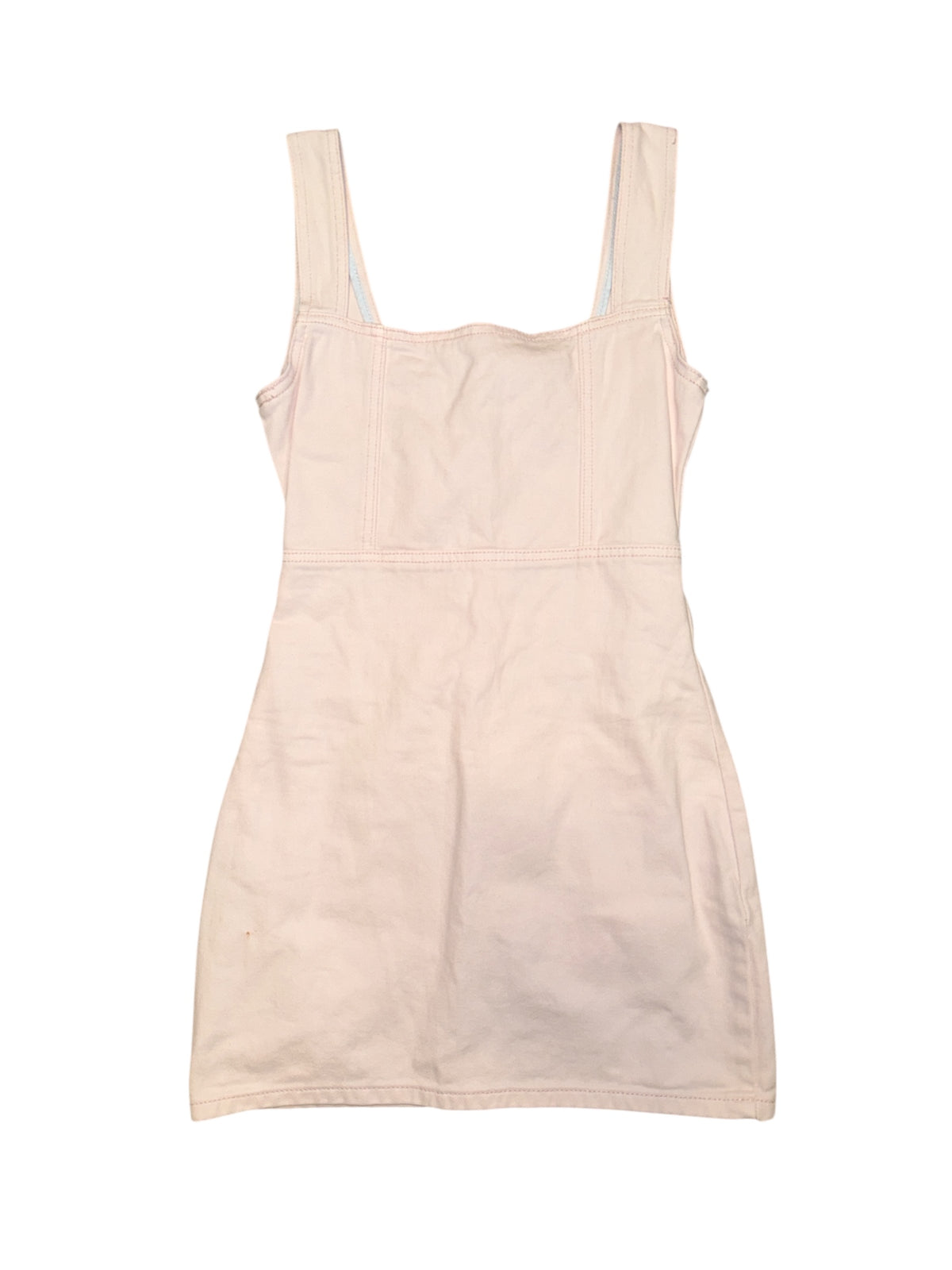 pink lioness denim tank mini dress, s