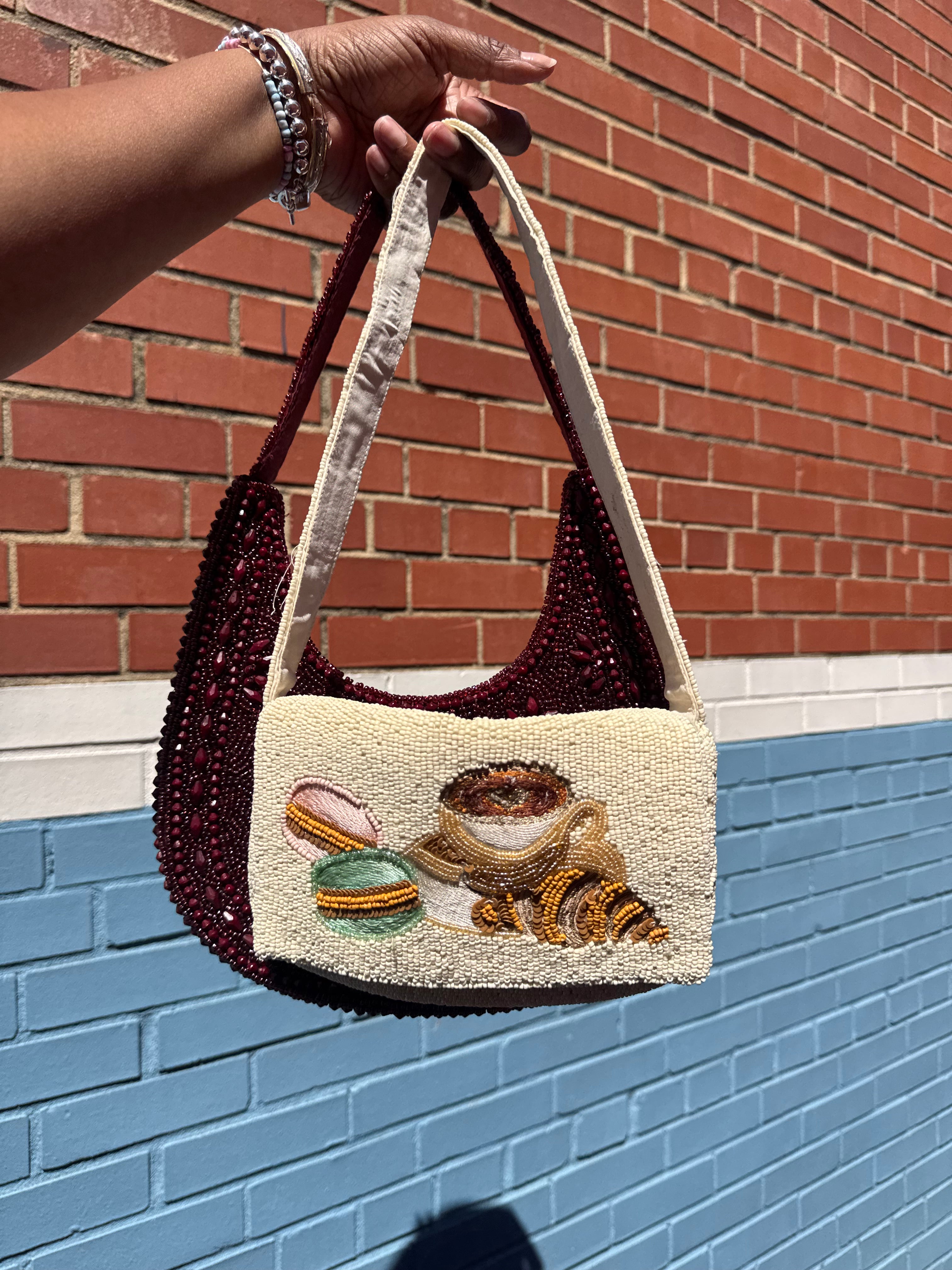 crossaint macroon bag