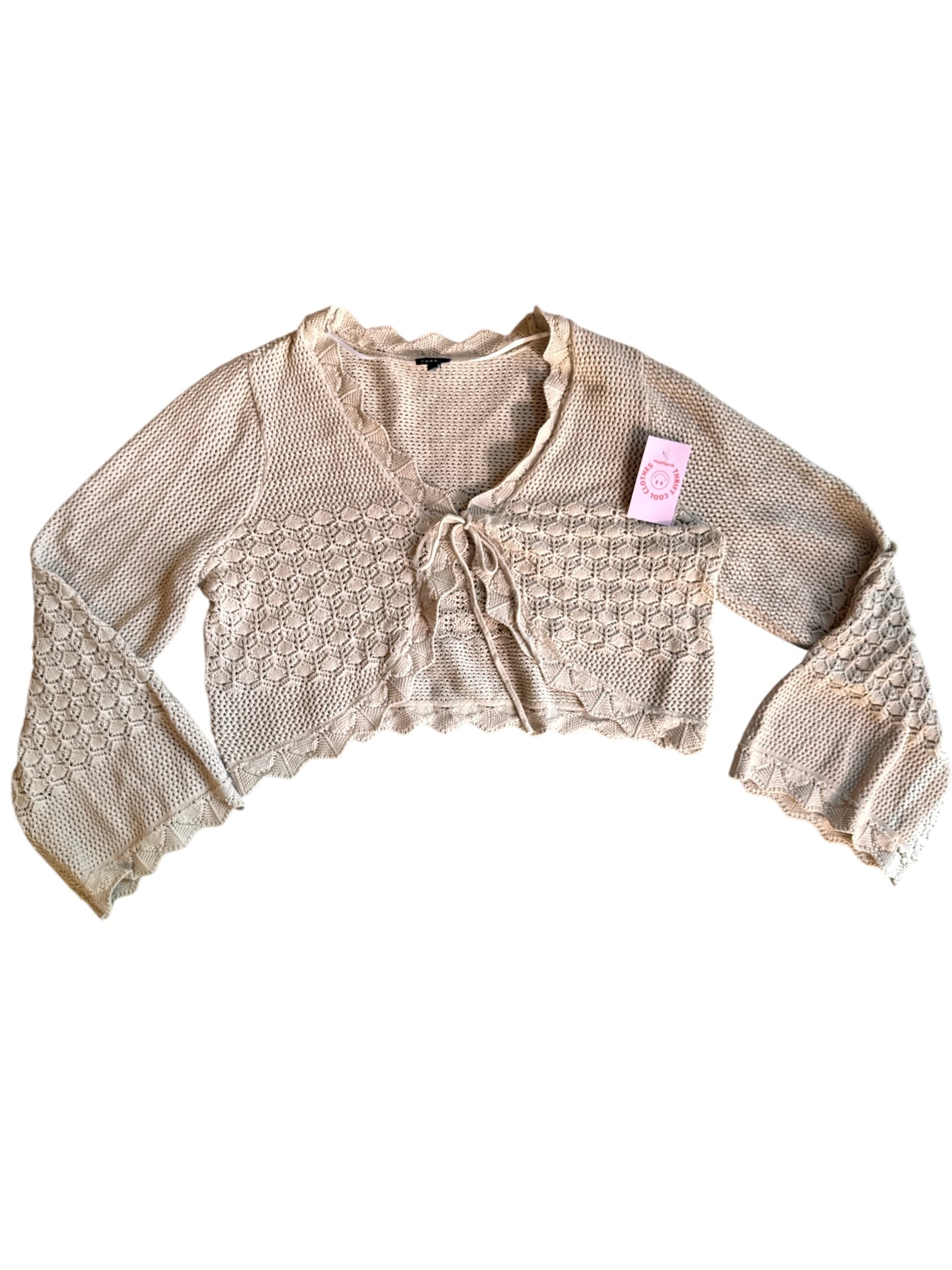 brown torrid crochet cardigan, 2x