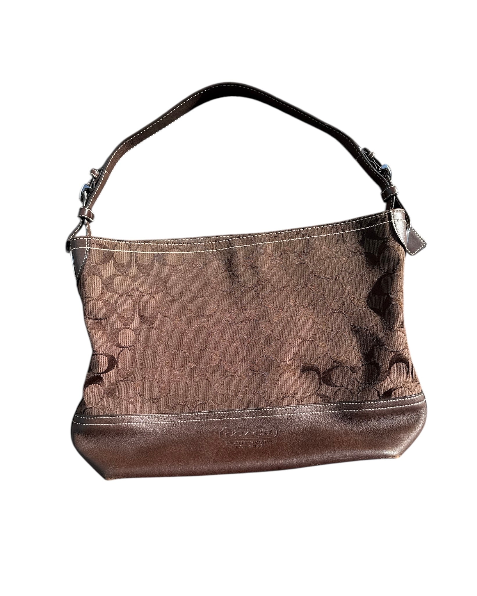 Brown Coach 2156 hobo bag