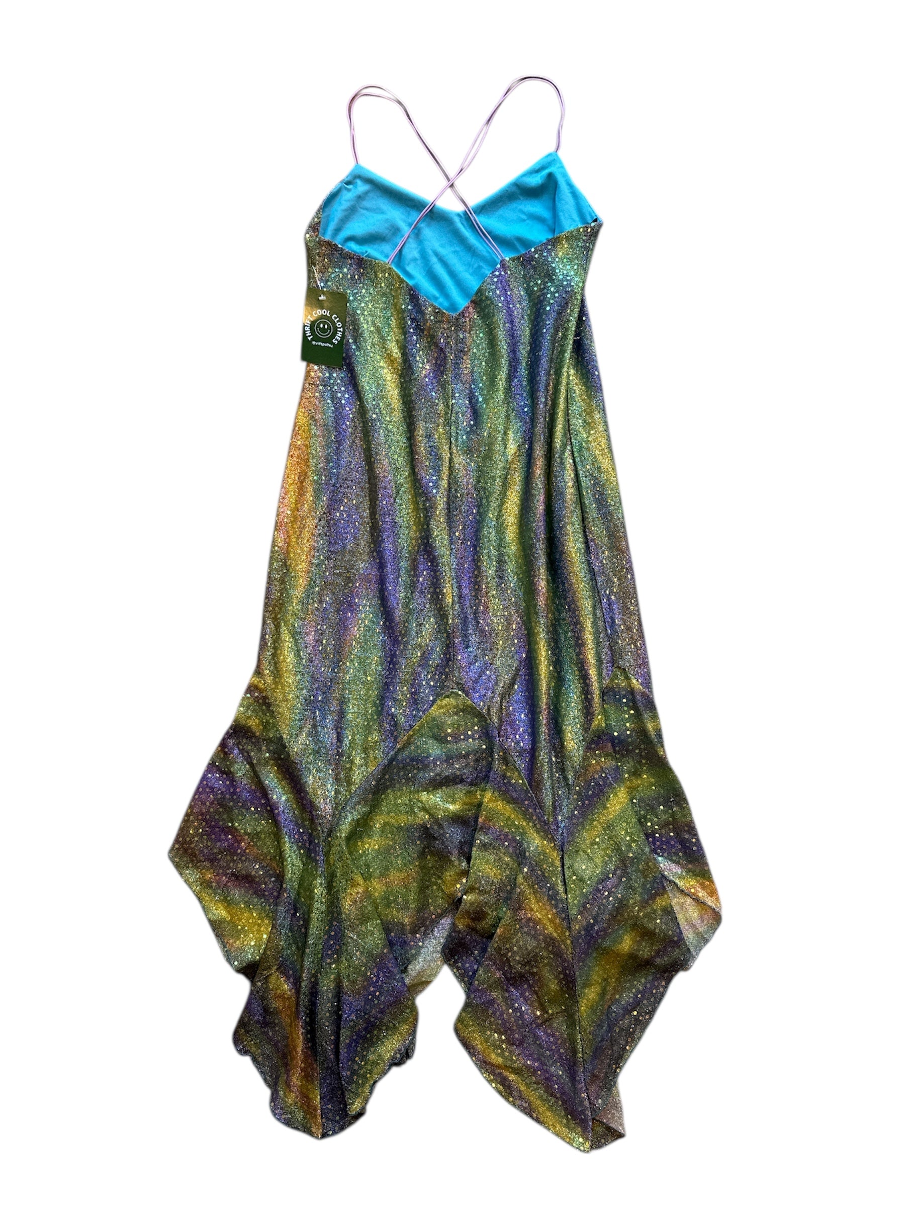 multi rory vtt metallic sequin dress, XL (stretchy, fits M-XL)