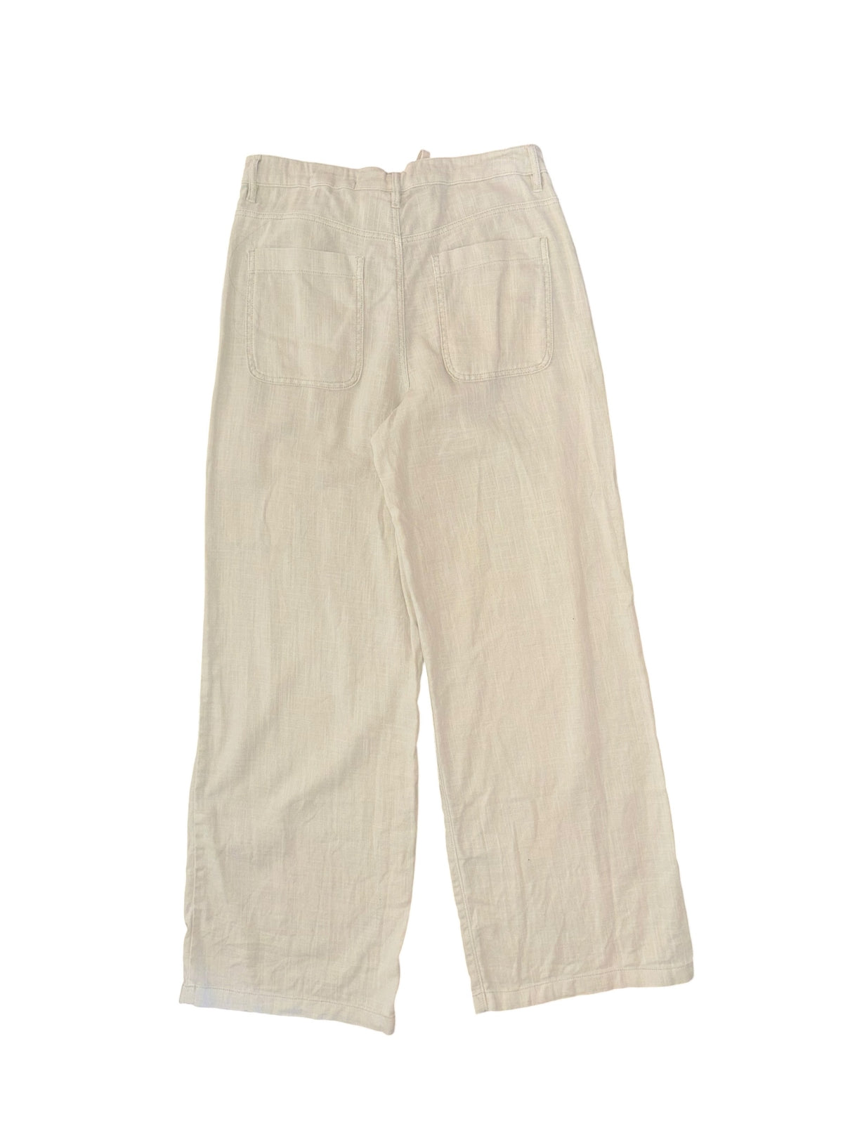 beige blank nyc cotton/linen pants, 27