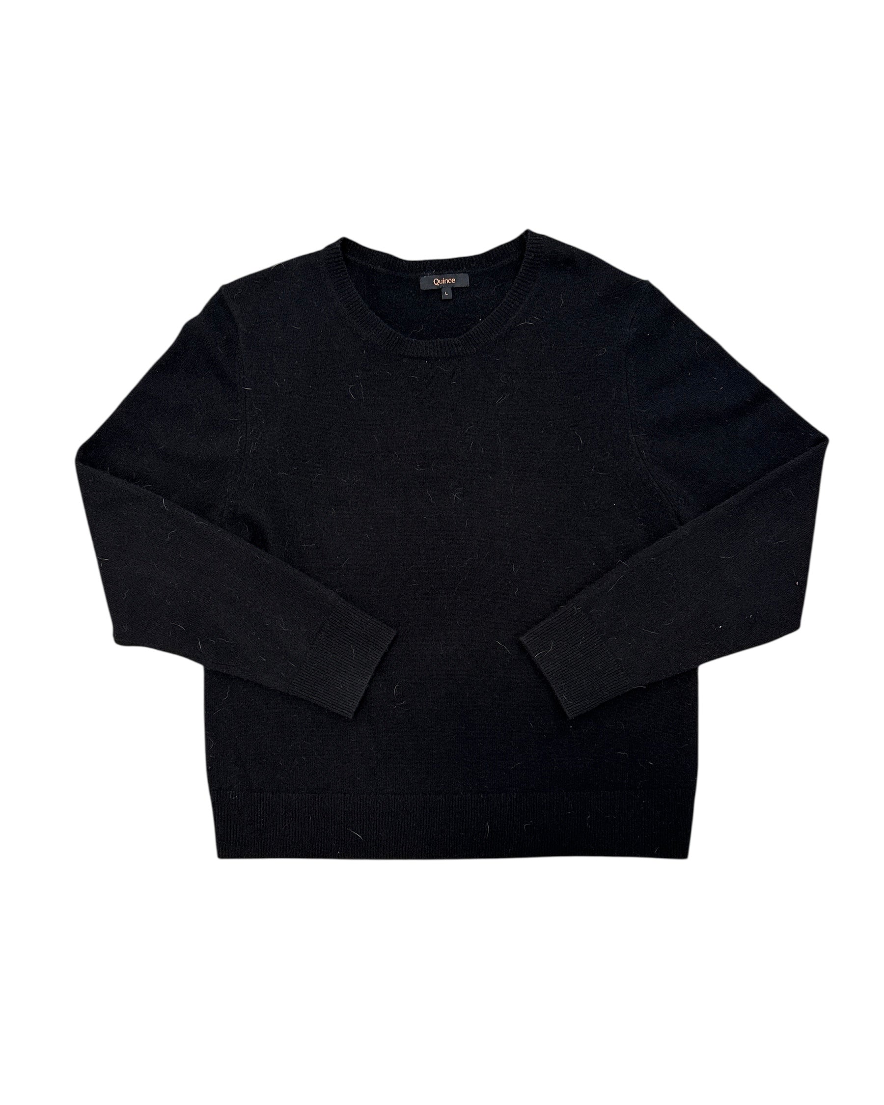 Black Quince Cashmere sweater, L