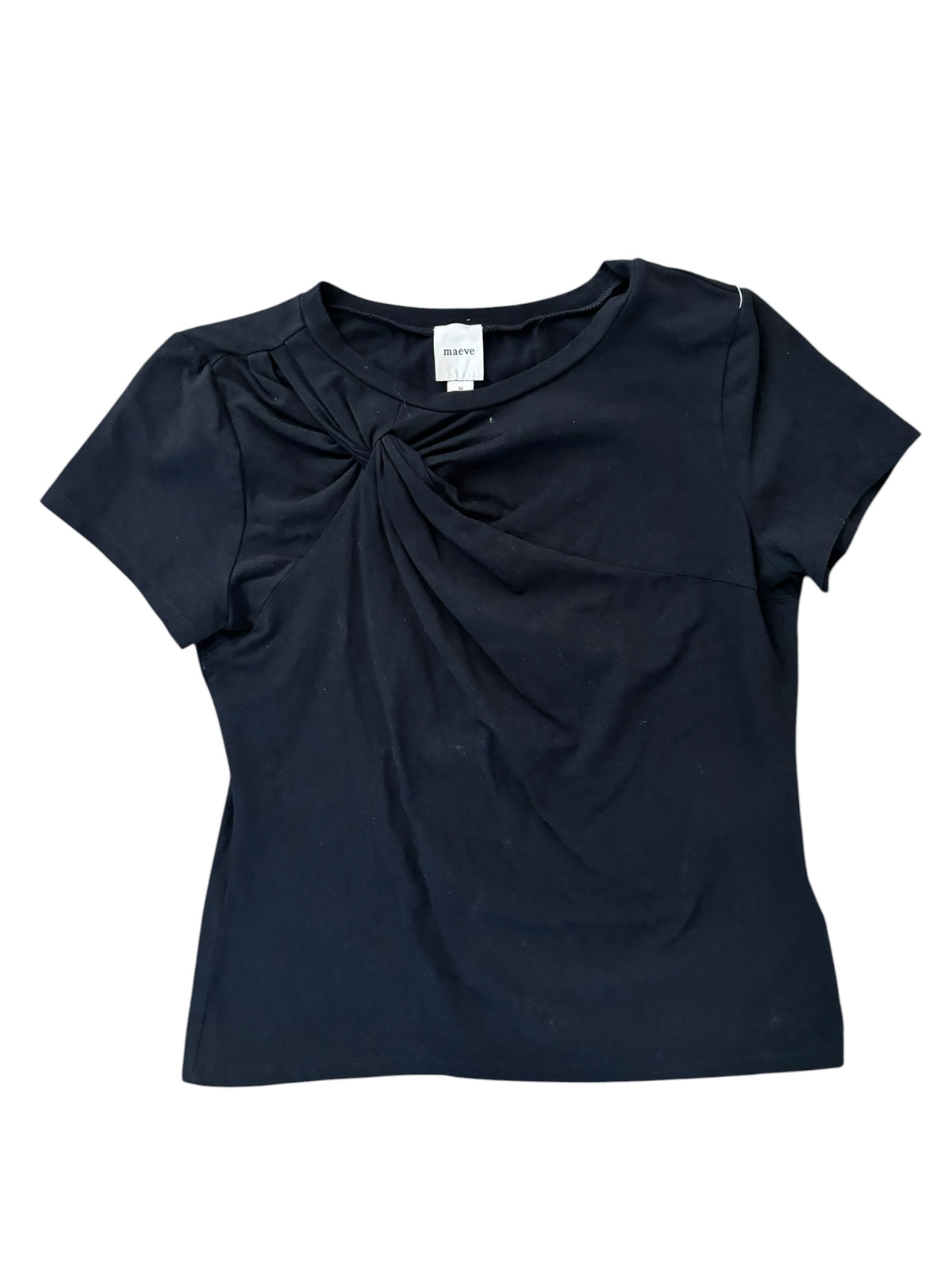 black maeve twist ss tee, m