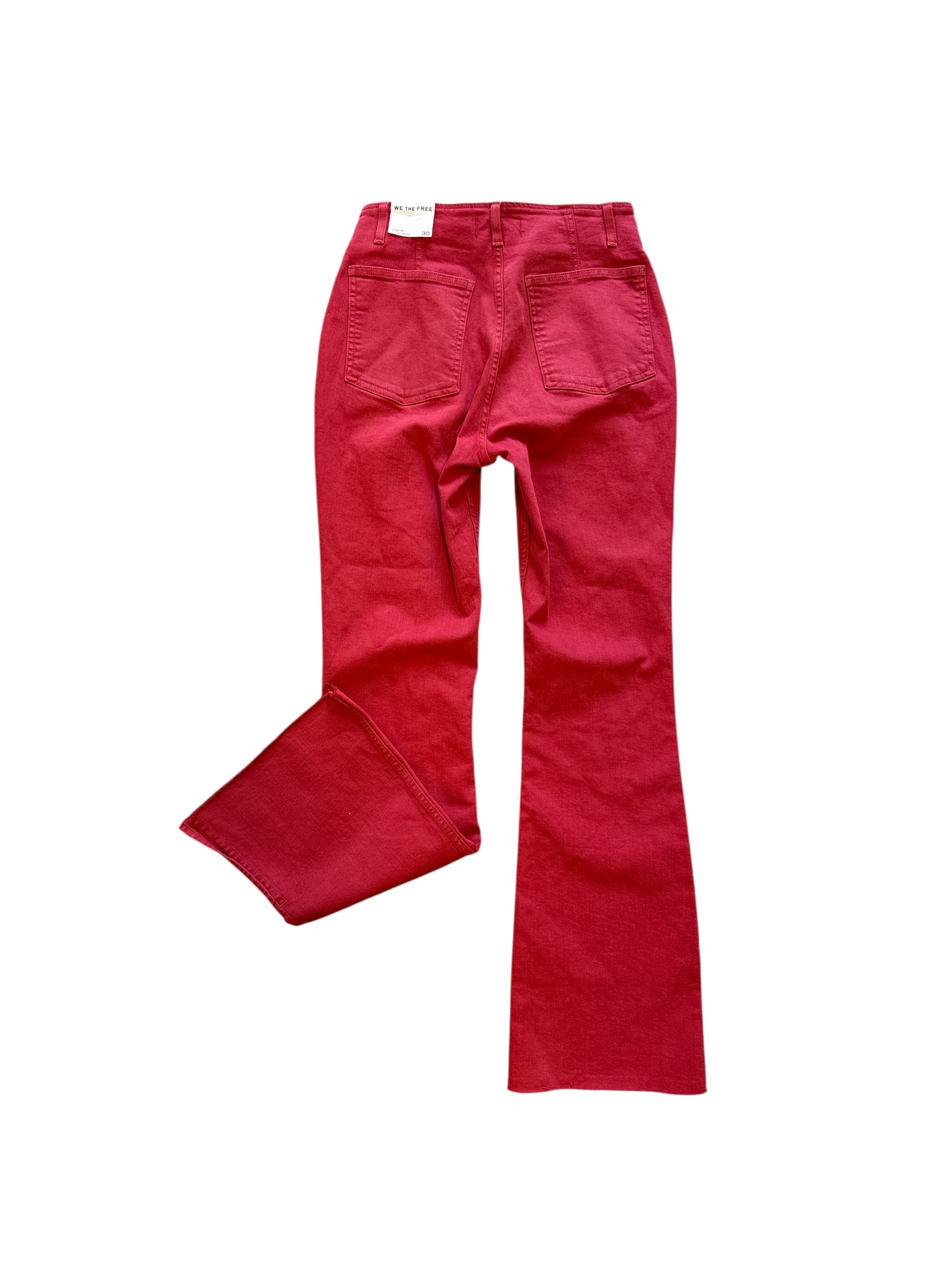 Red Free People Flare jeans, 30