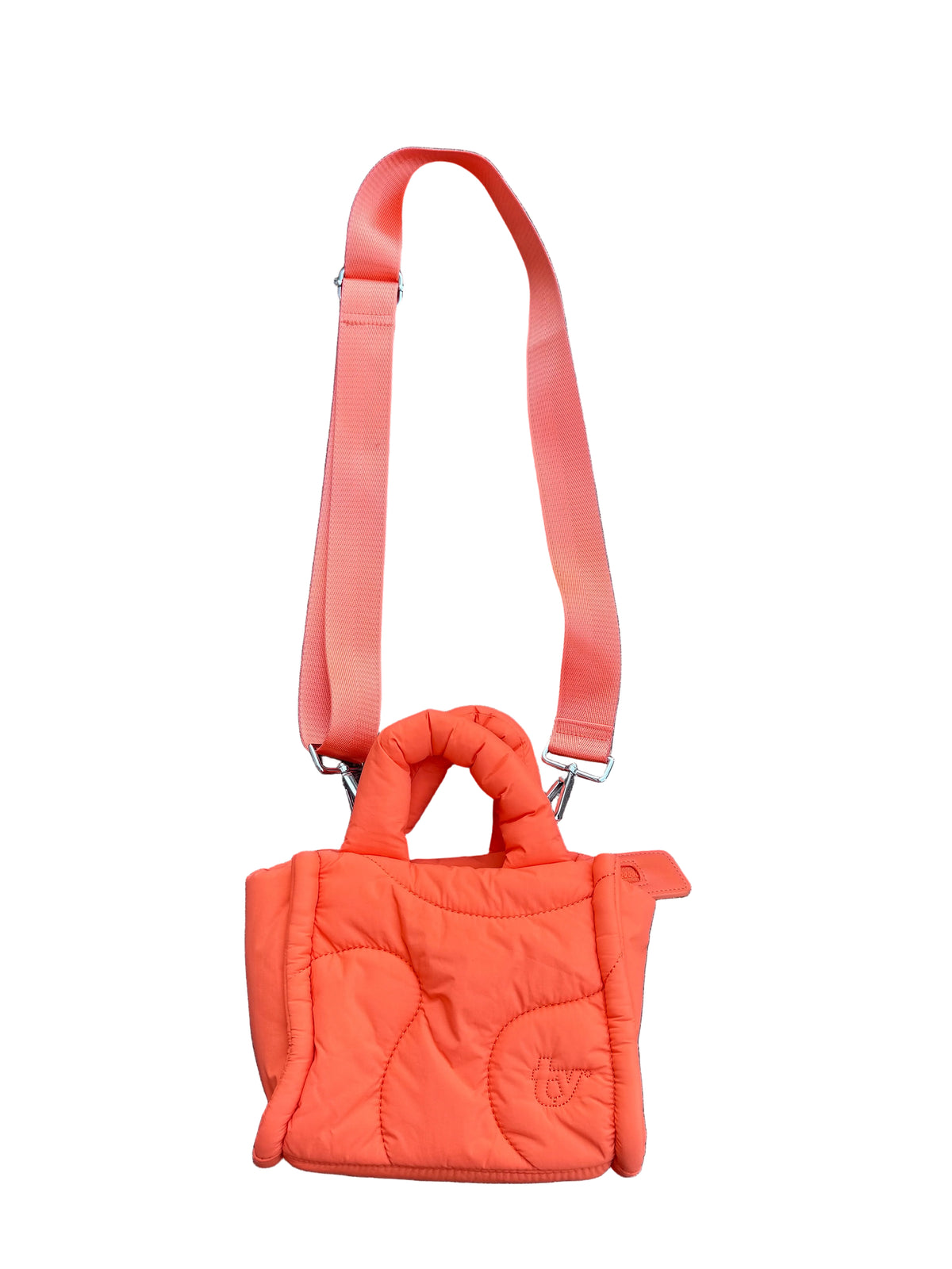 Orange Thirty years Mini puff purse