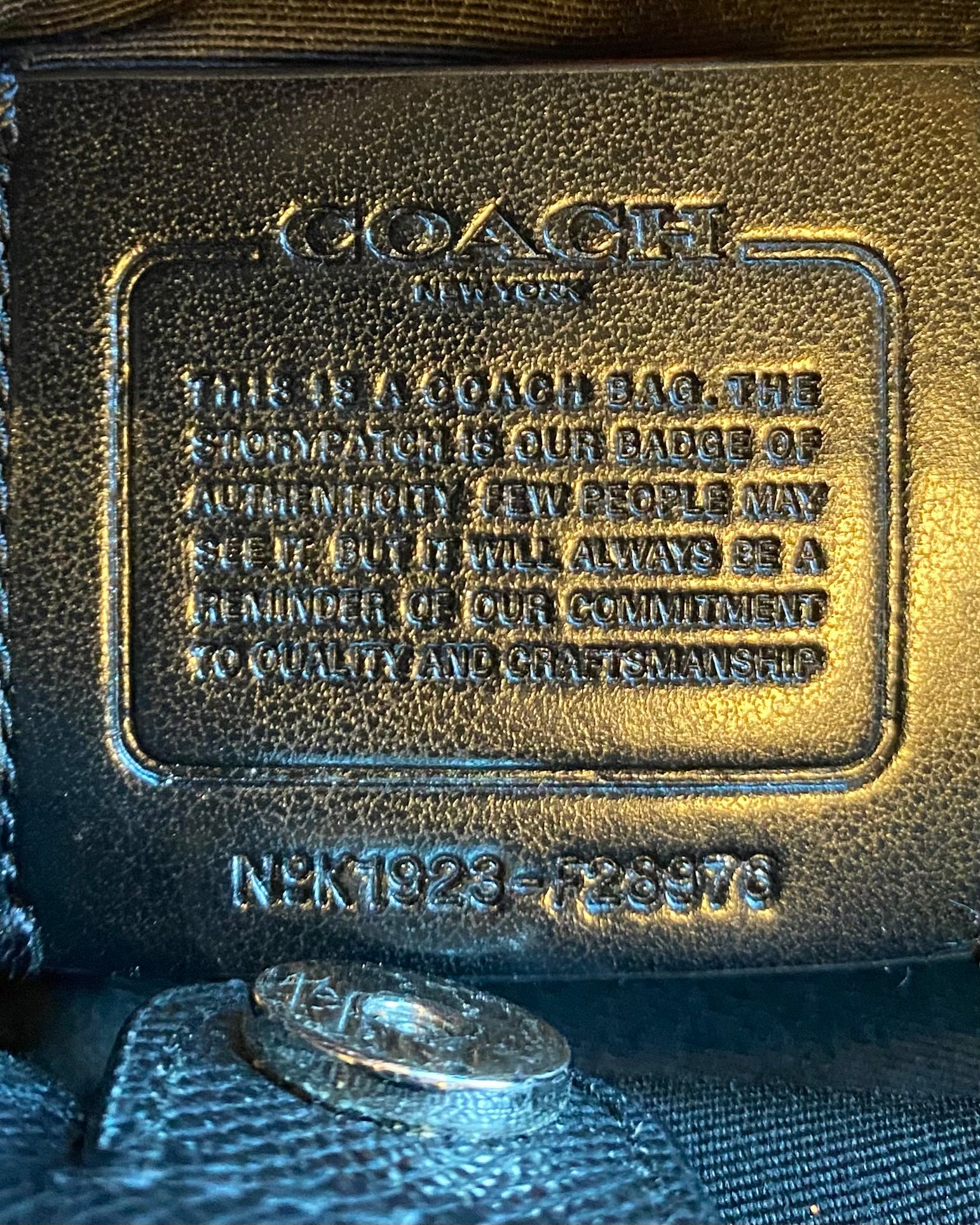 black coach carry all bag