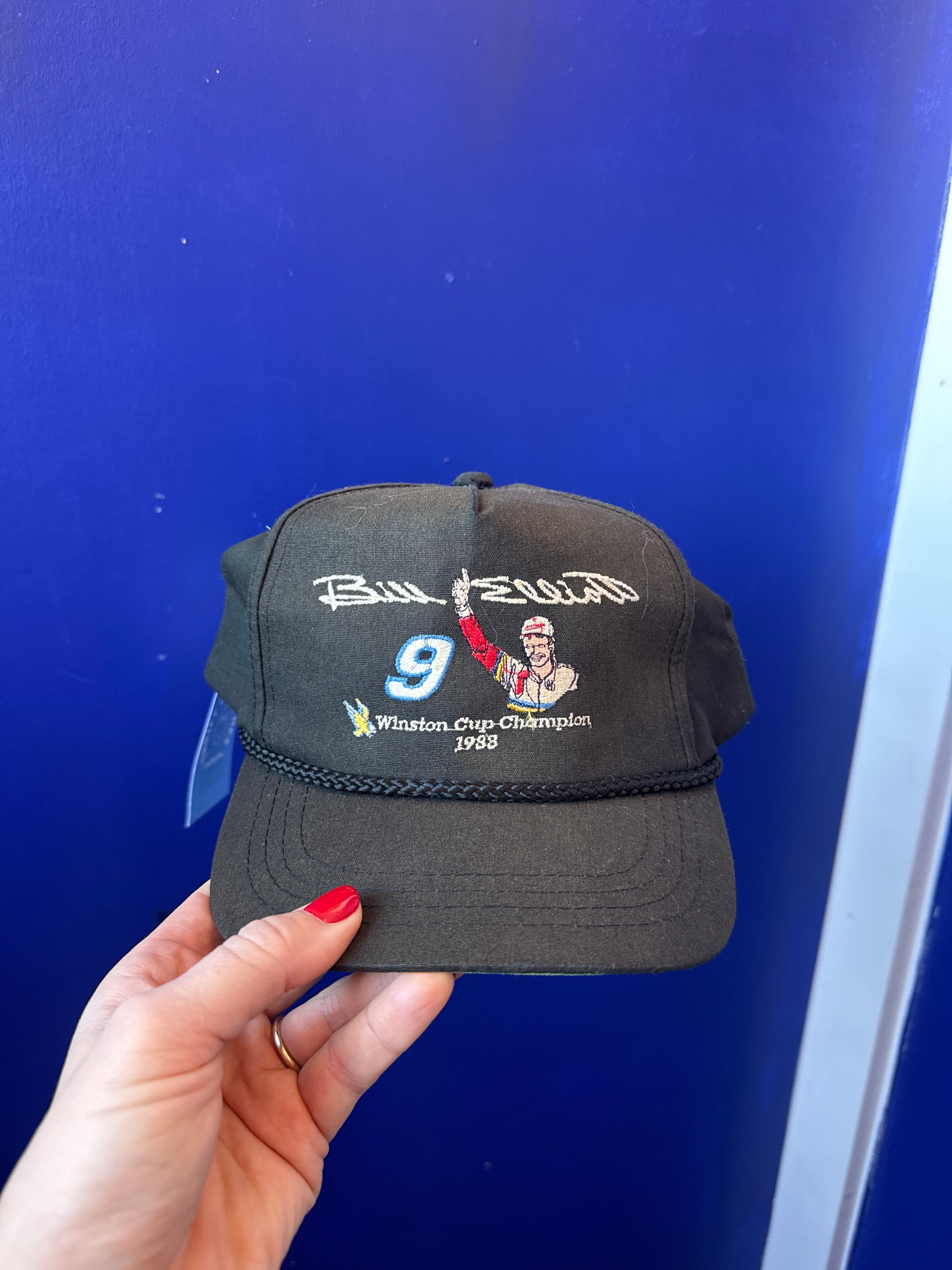 grey  1988 winston cup hat