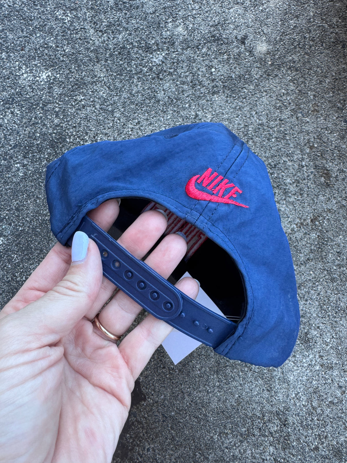 blue nike force hat