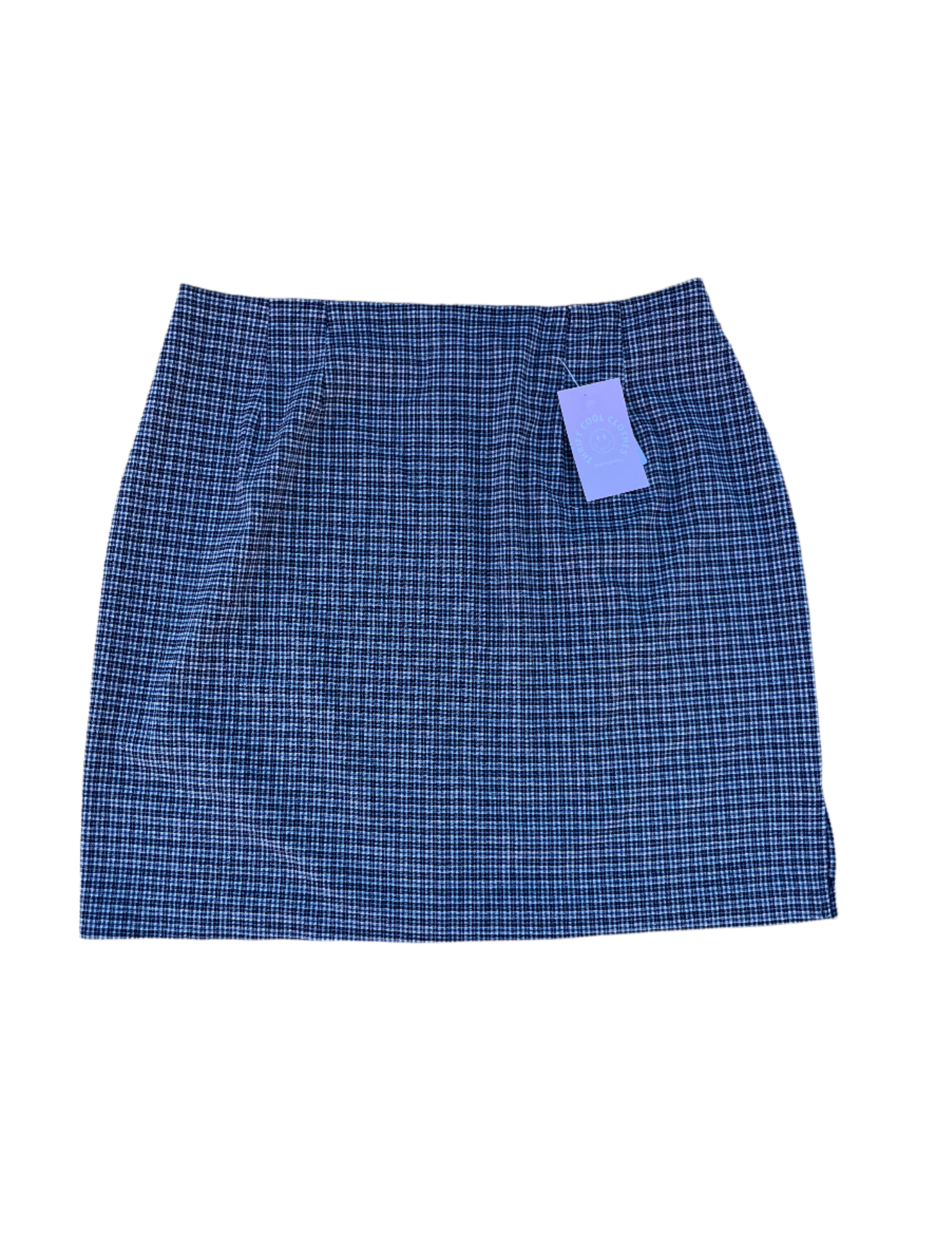 blue route 66 plaid skirt, 18