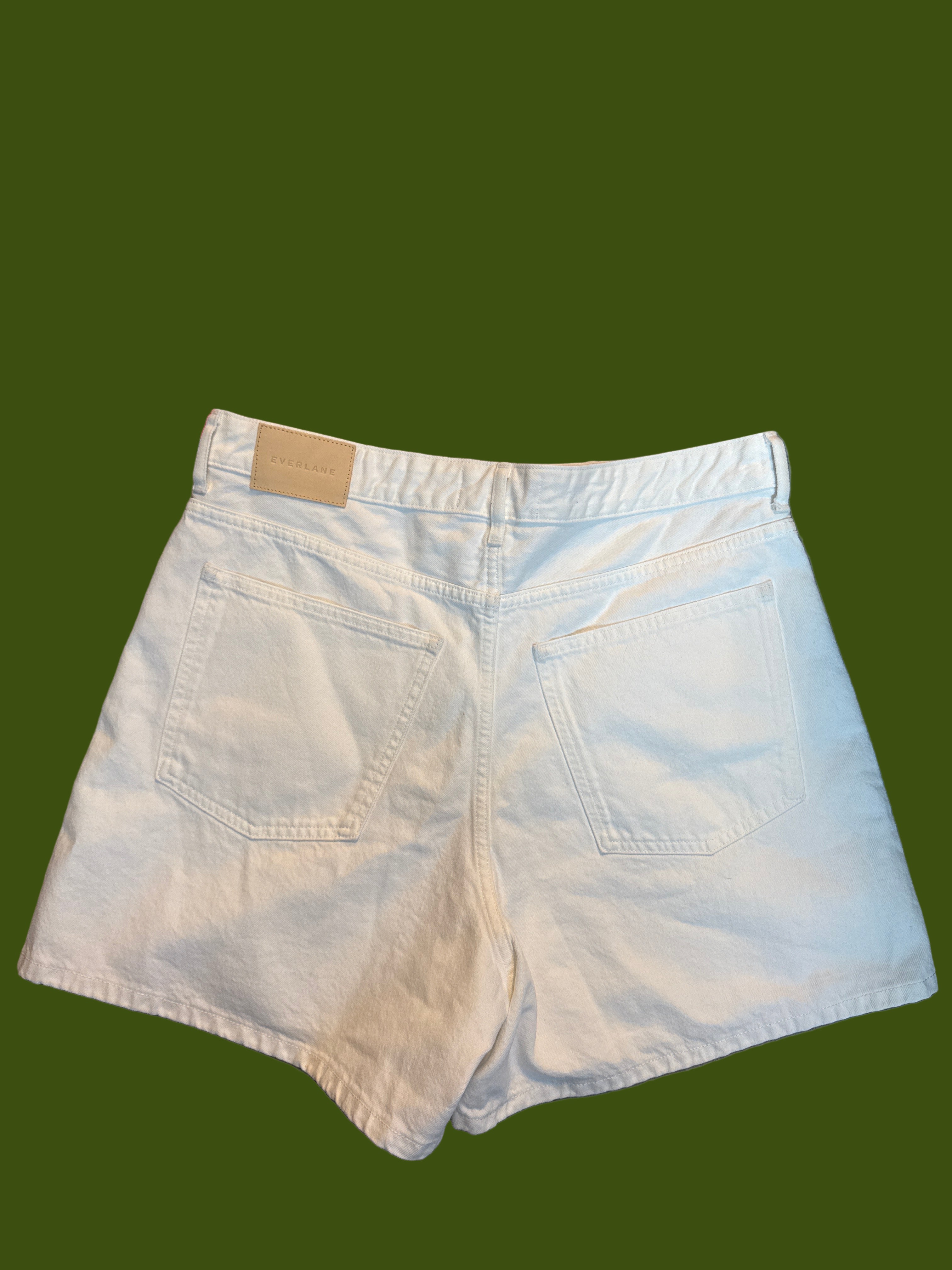 white everlane jorts nwt, 31