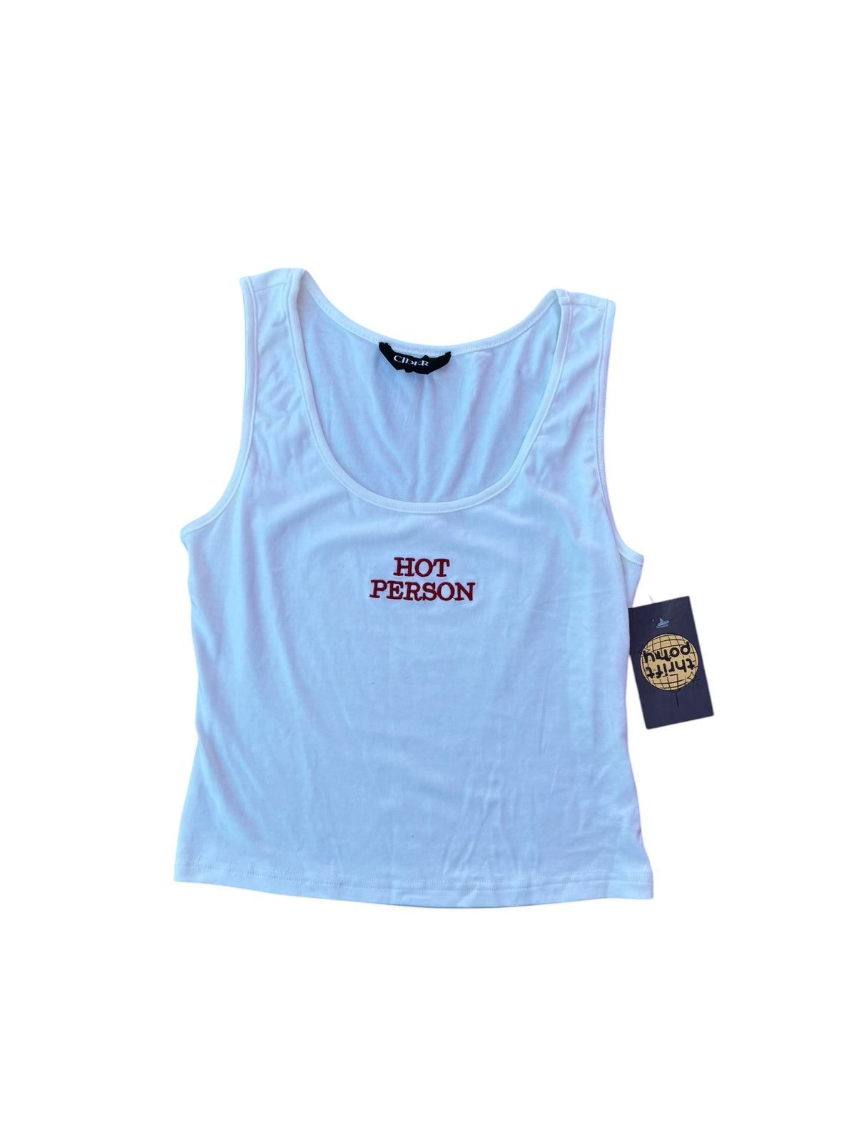 white red cider hot person tank, s