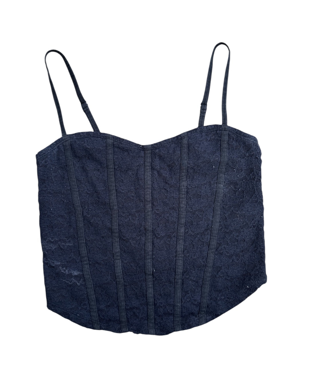 black hollister lace tank, m