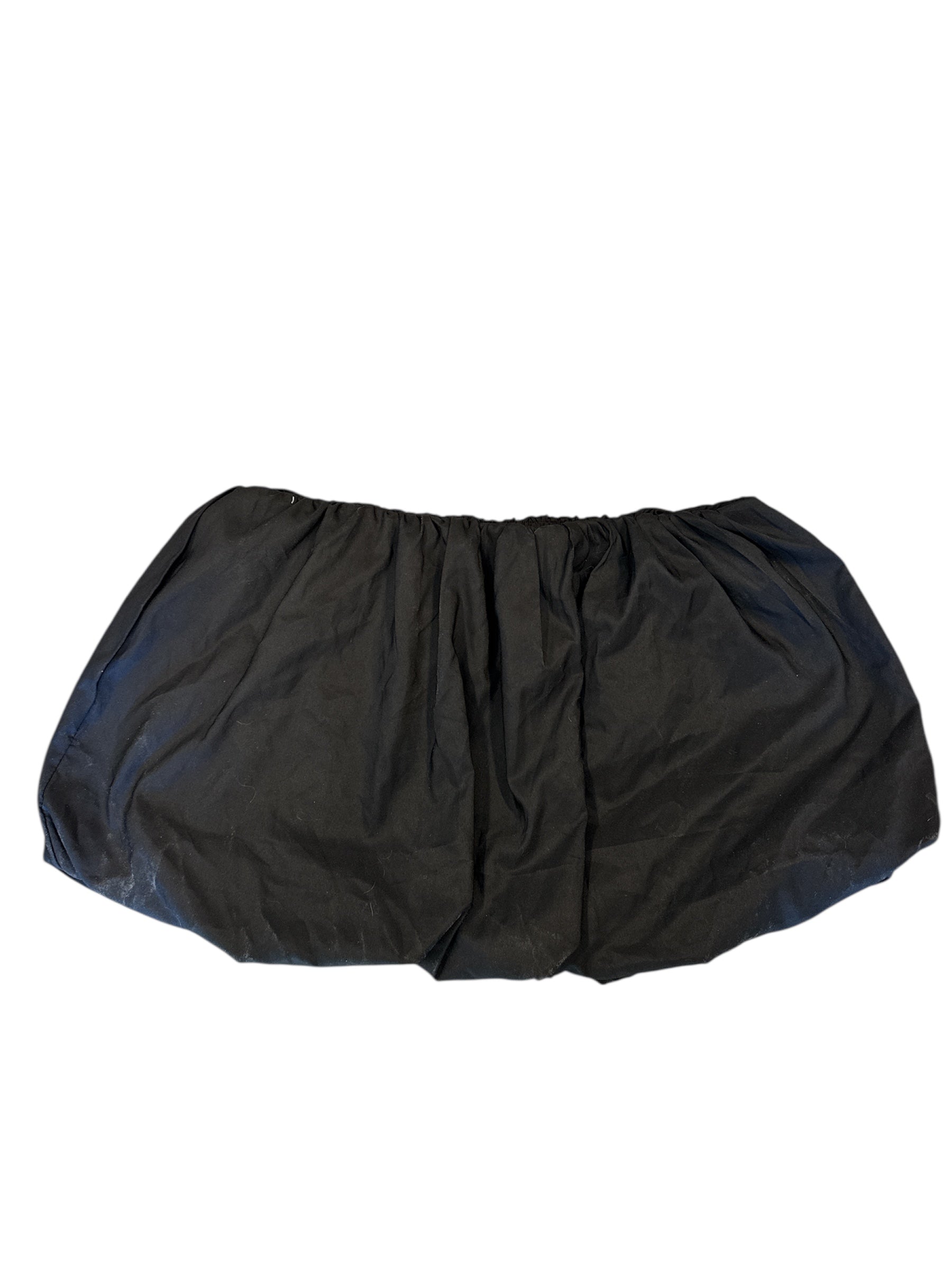 black thrill bubble skirt, XL