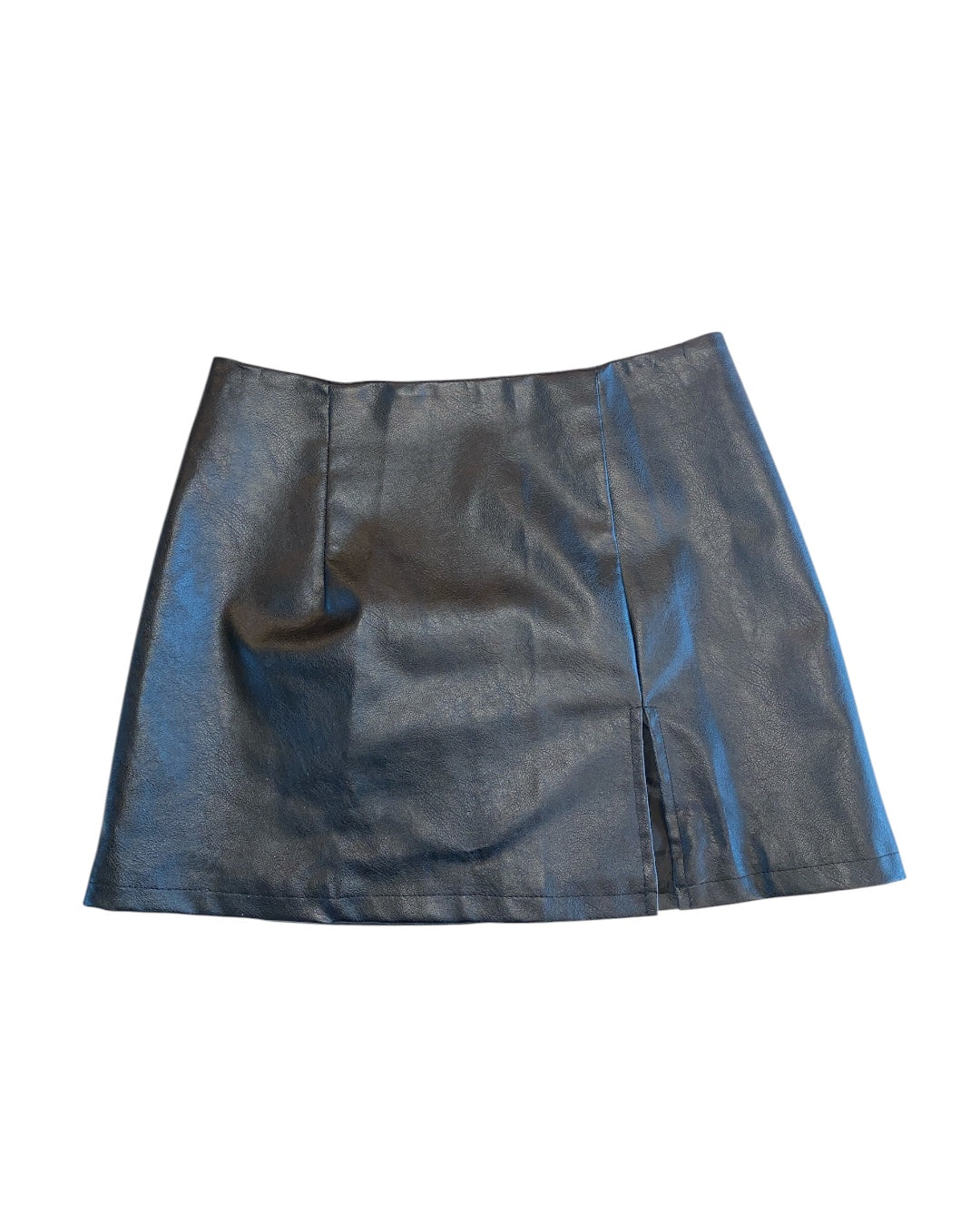 black peppermayo pleather mini skirt, 0