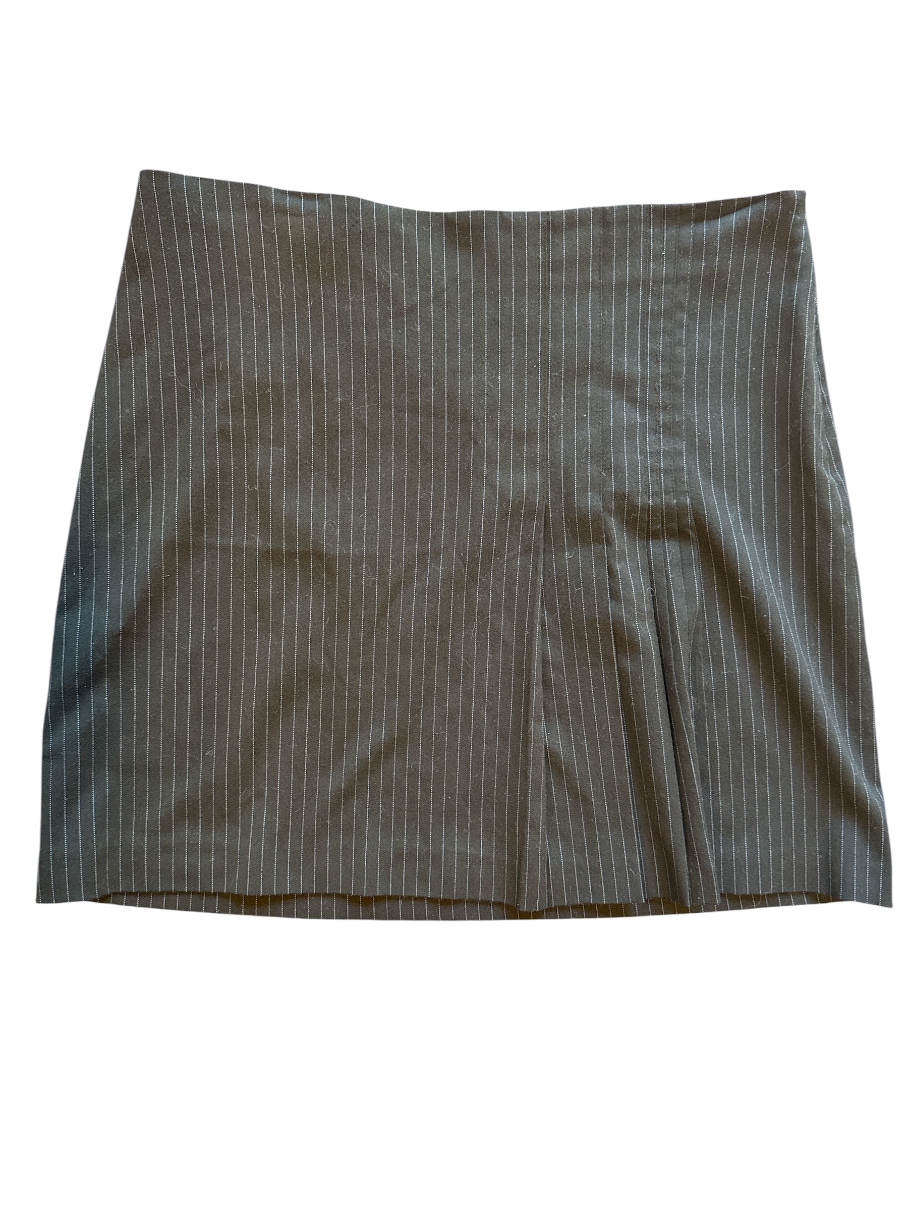 black mossimo pinstripe mini skirt, 12