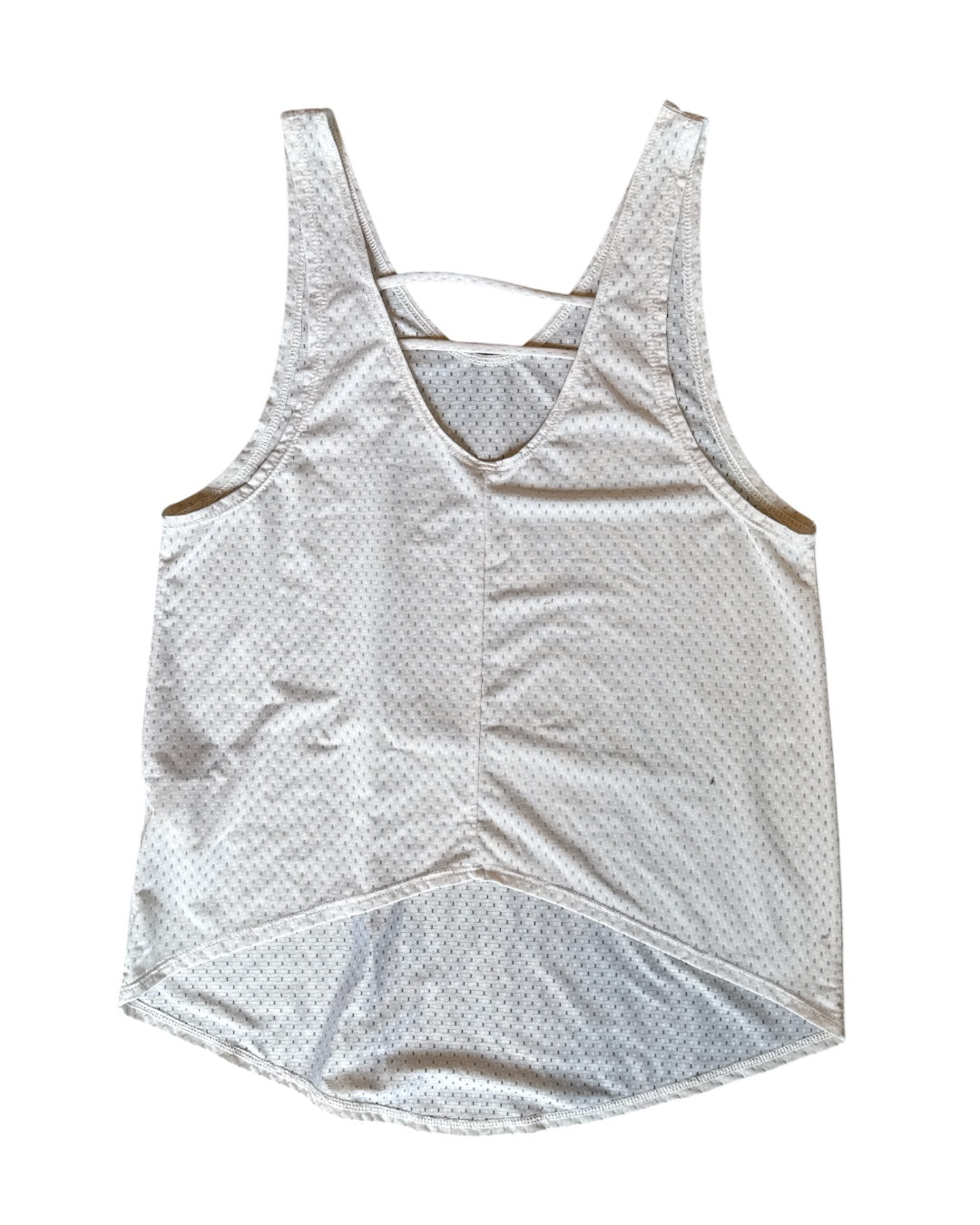White Nike Perforated tank, Xs