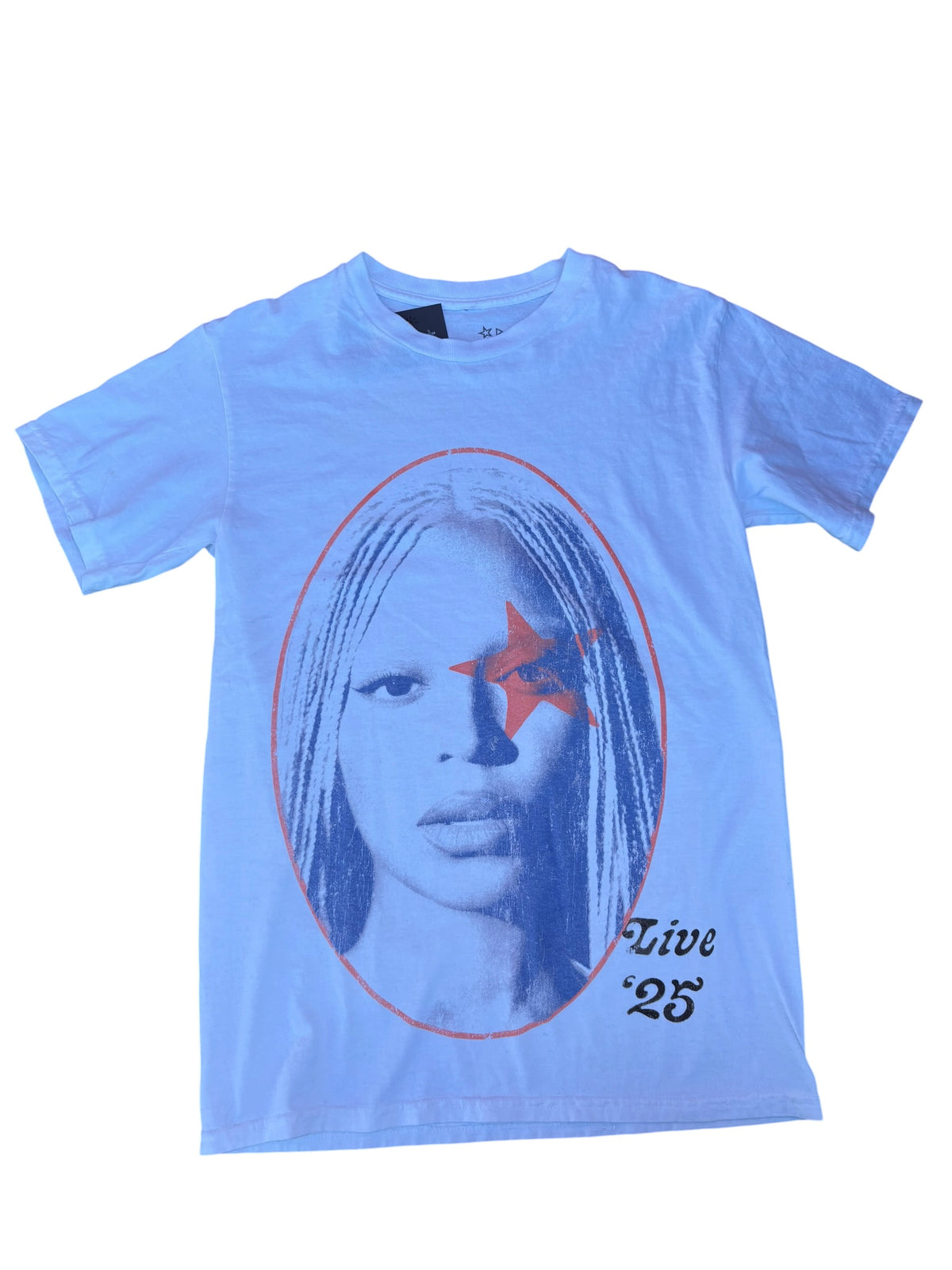 white multi cct2025 beyonce official tour merch, s