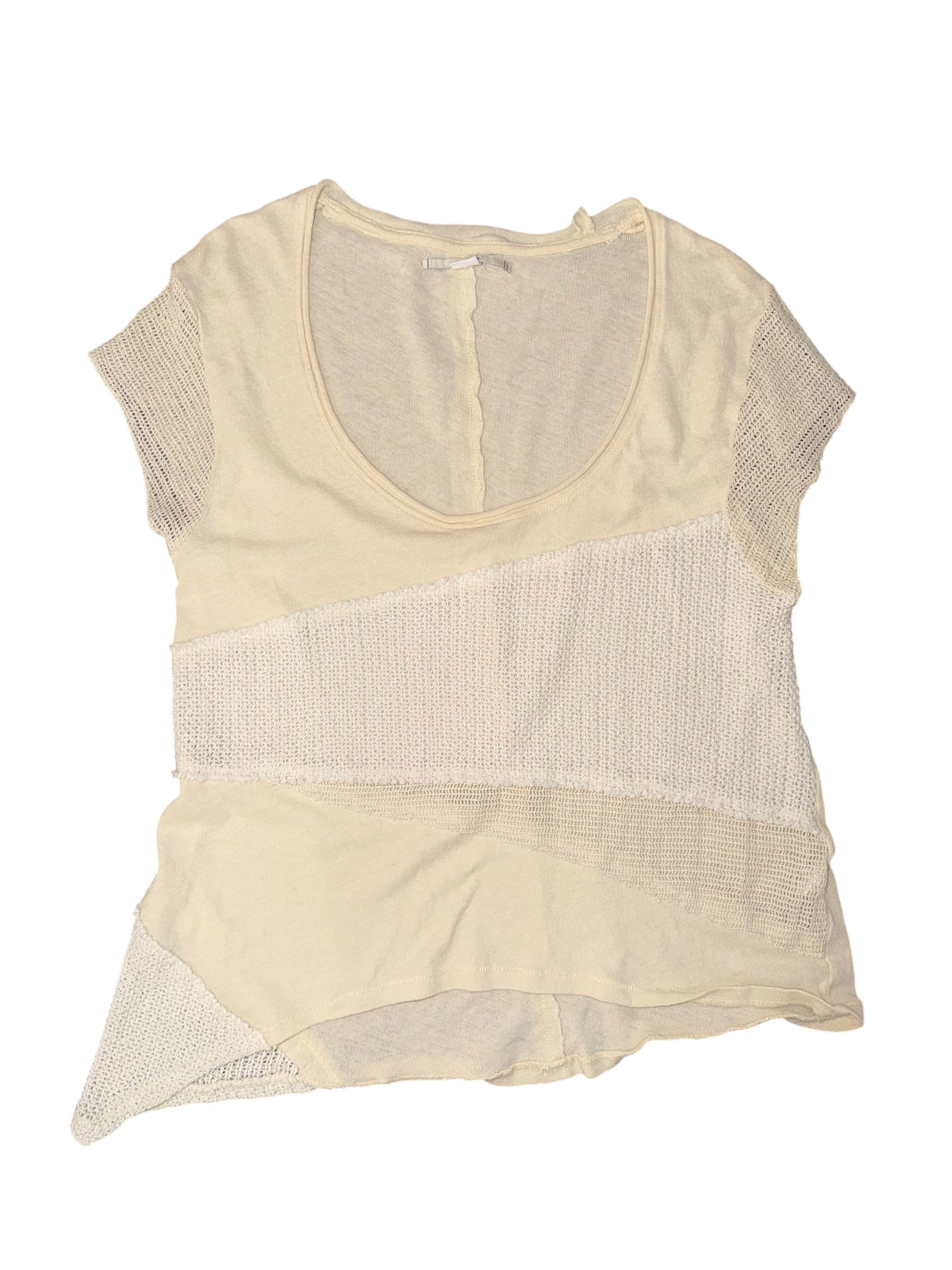 cream kimchi blue texteured ss, XS