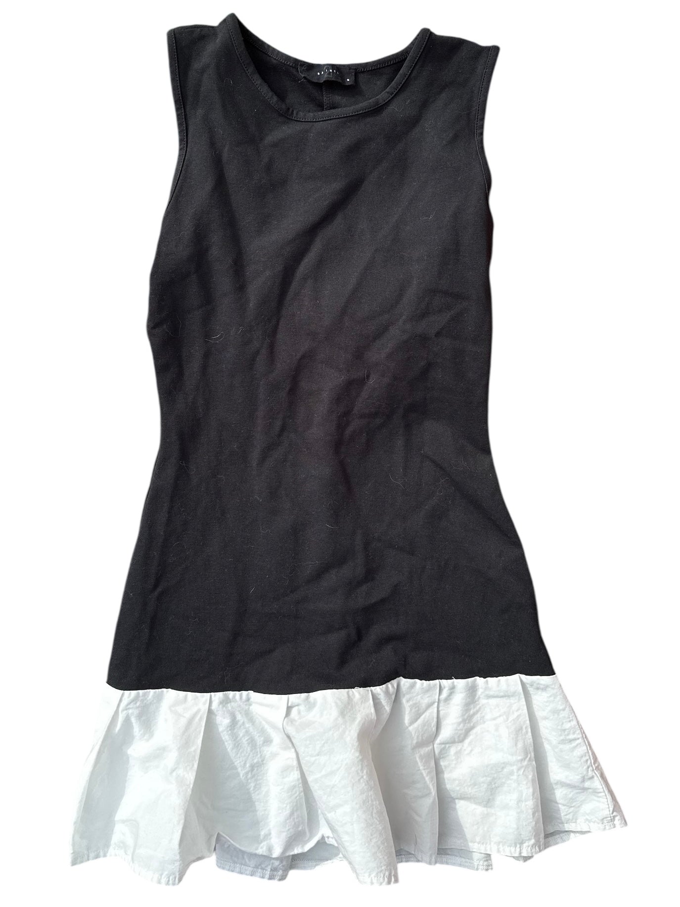 black 21 saints bottom frill mini dress, s