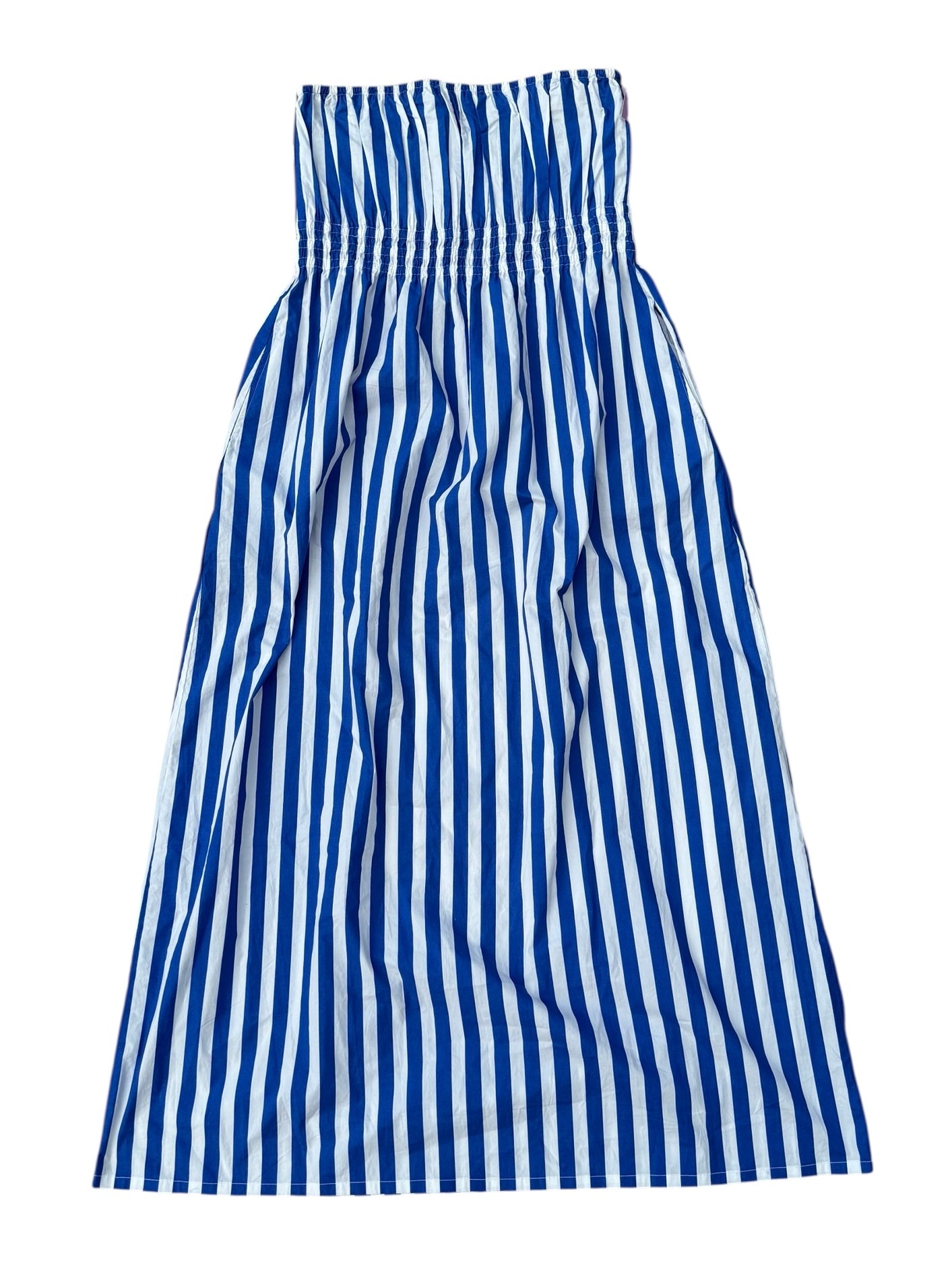 blue/white Faithful the brand striped maxi, XXL