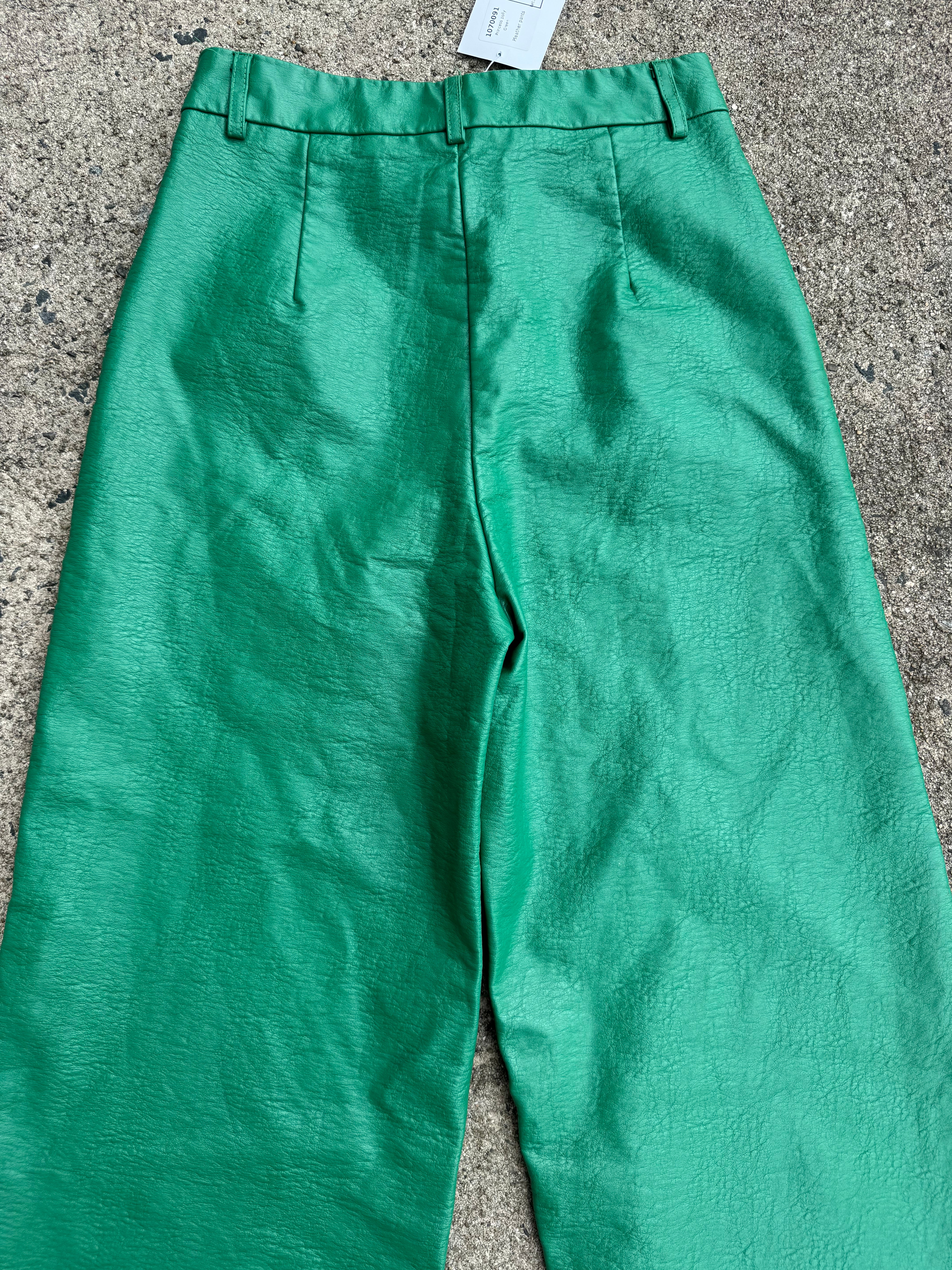 Green Princess polly Pleather pants, 2