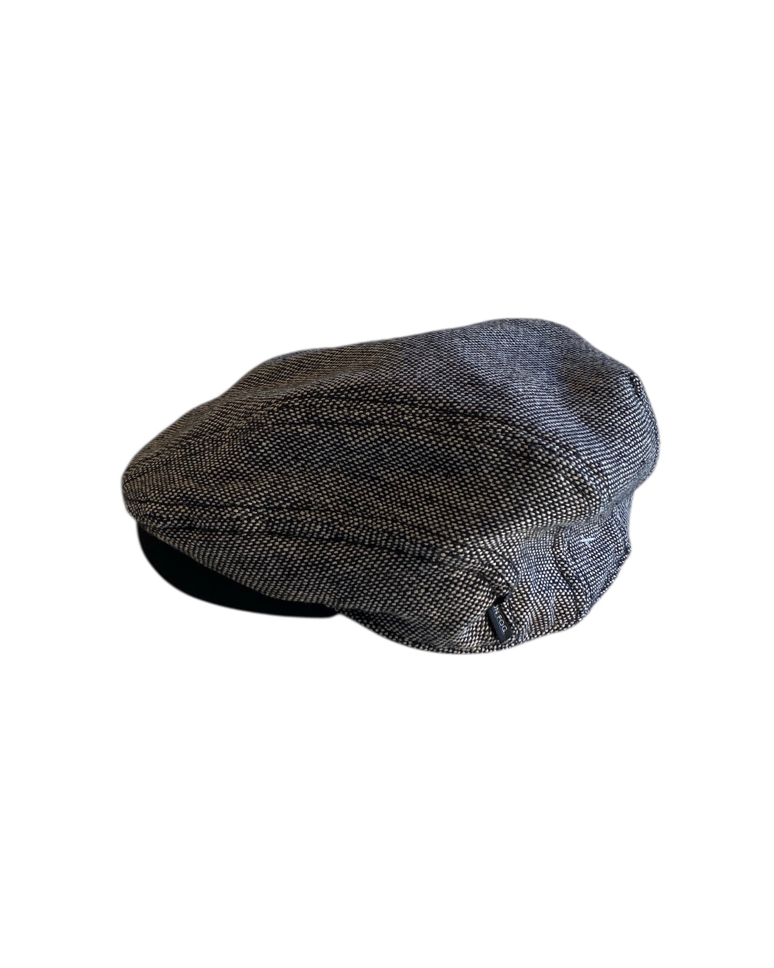 Gray black London fog Textured conductor hat
