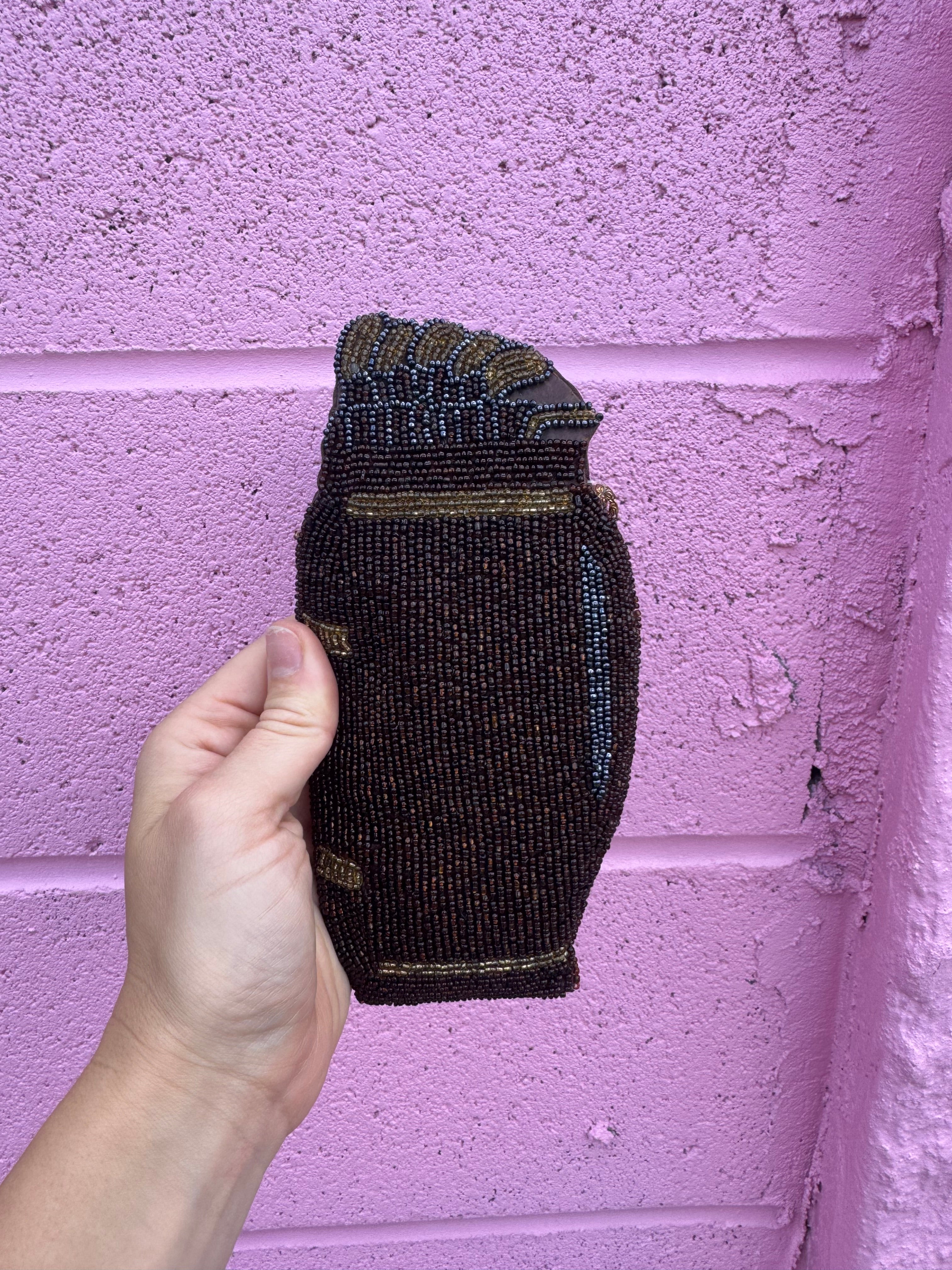 beaded golf club crossbody