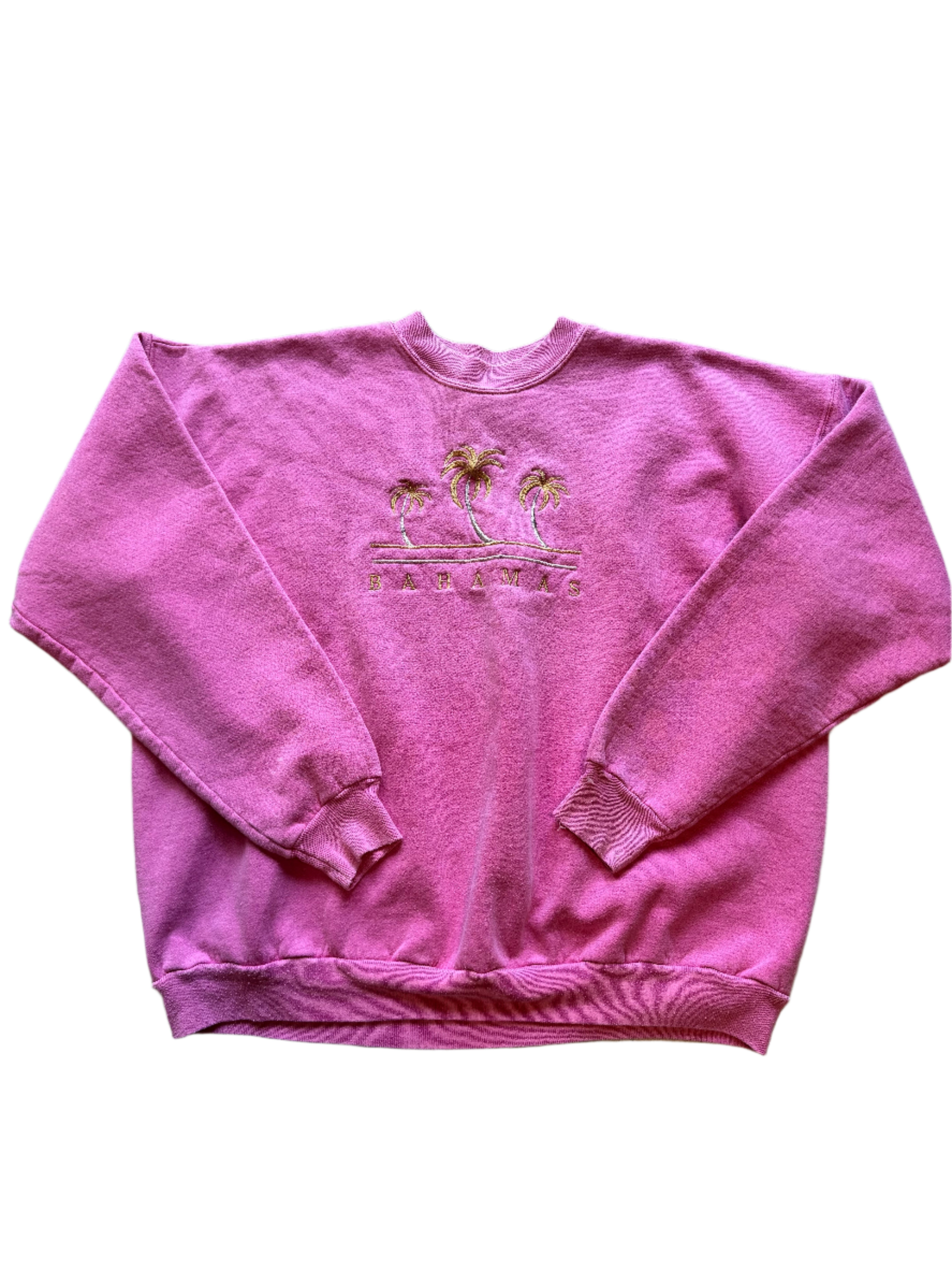 Pink Hanes Bahamas crew, Xl