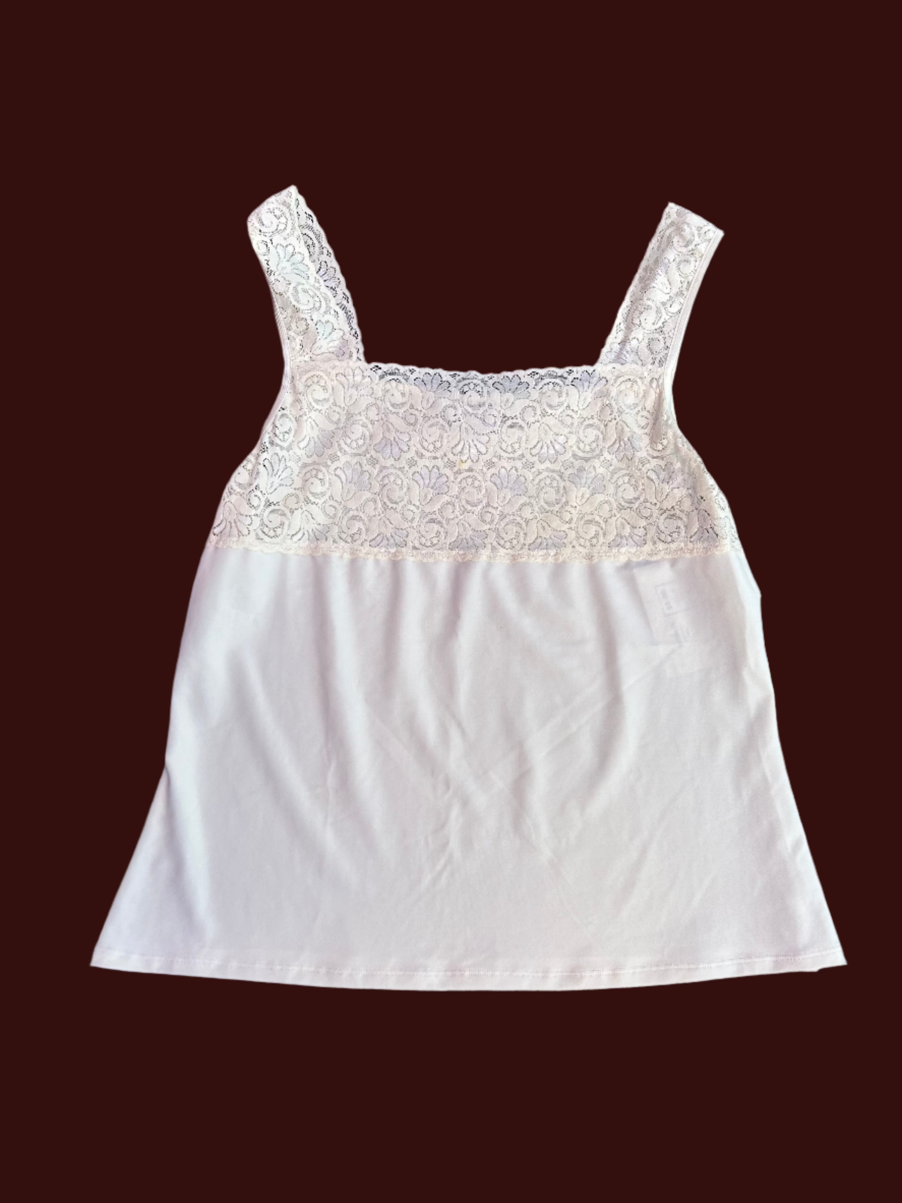 Yellow Cinema etoile Lace tank, Xl
