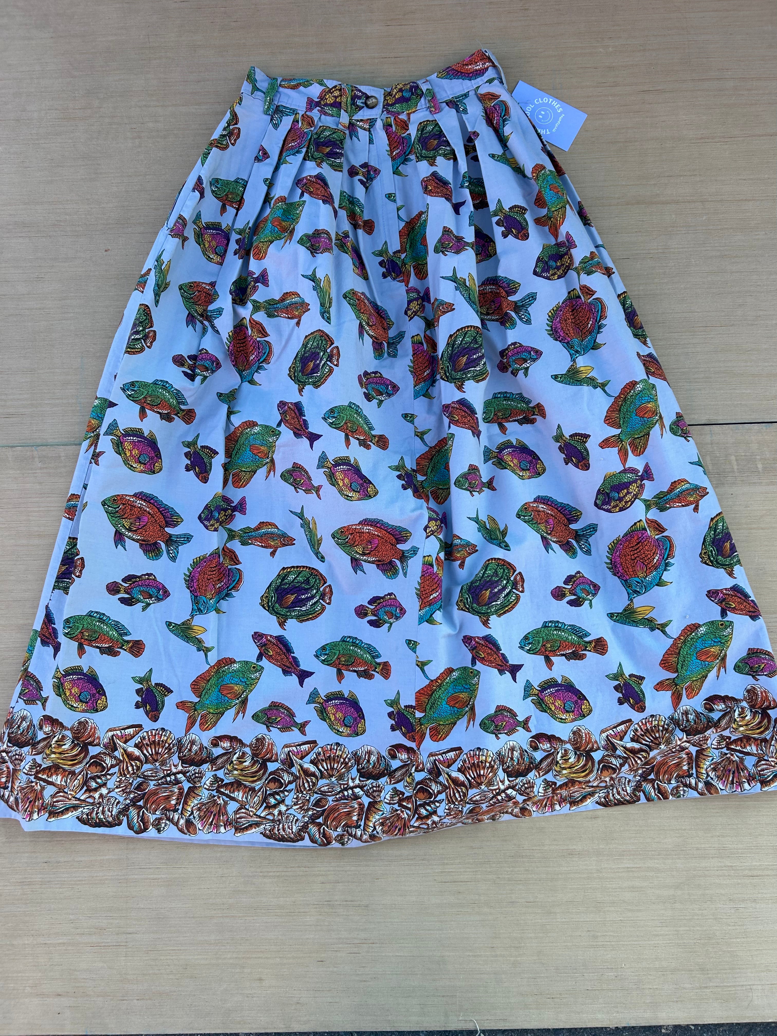 blue ruff hewn fish skirt, 5
