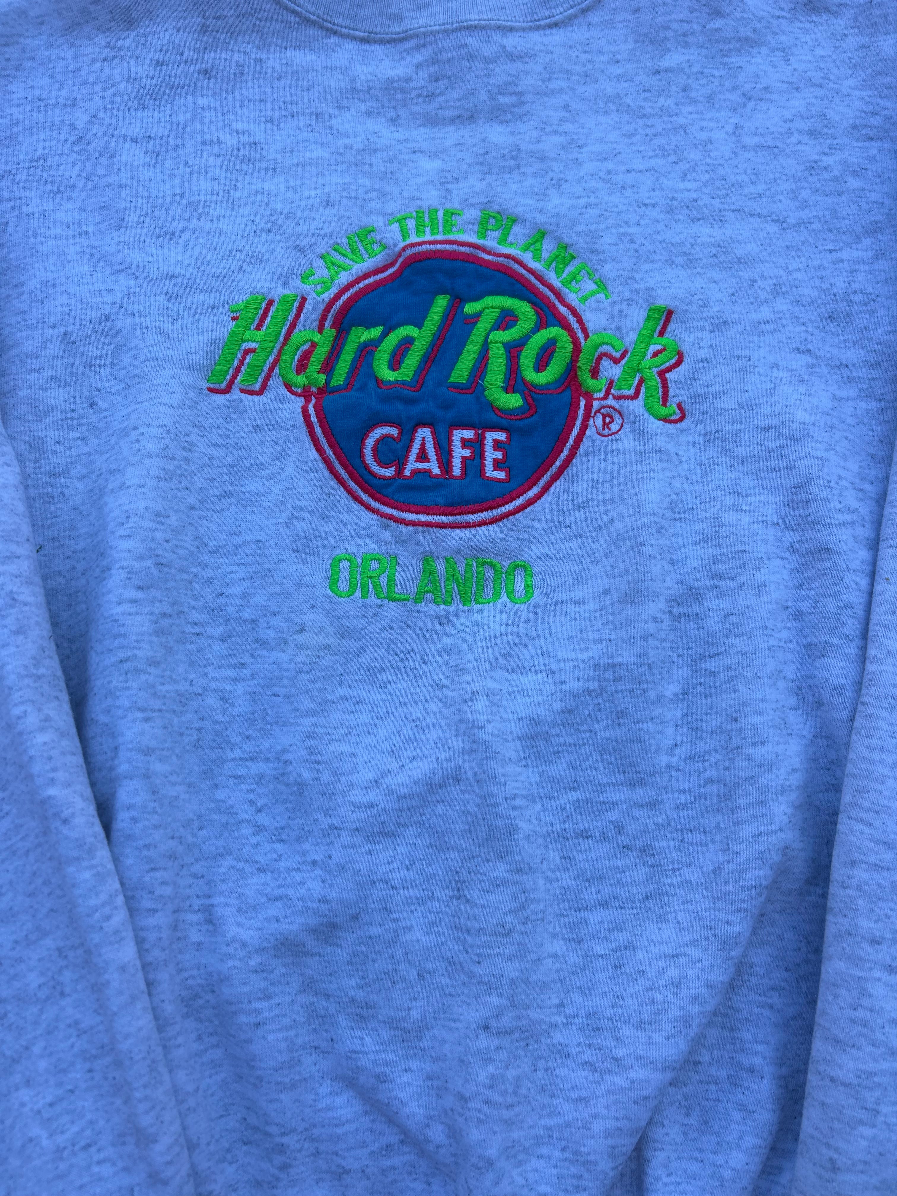 Grey Santee Hard Rock Cafe Orlando crew, XL