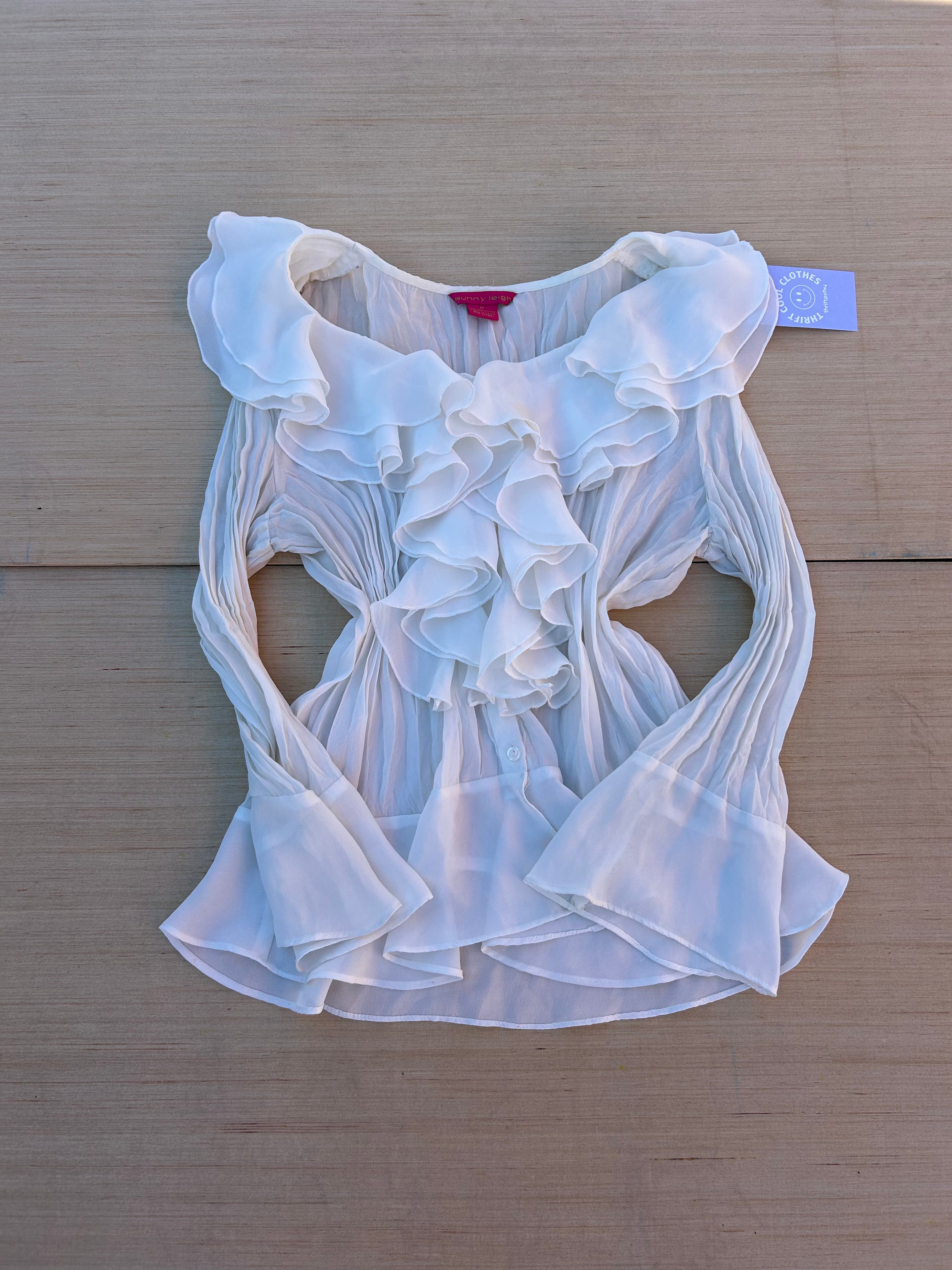 White Sunny leigh Flowy top, m