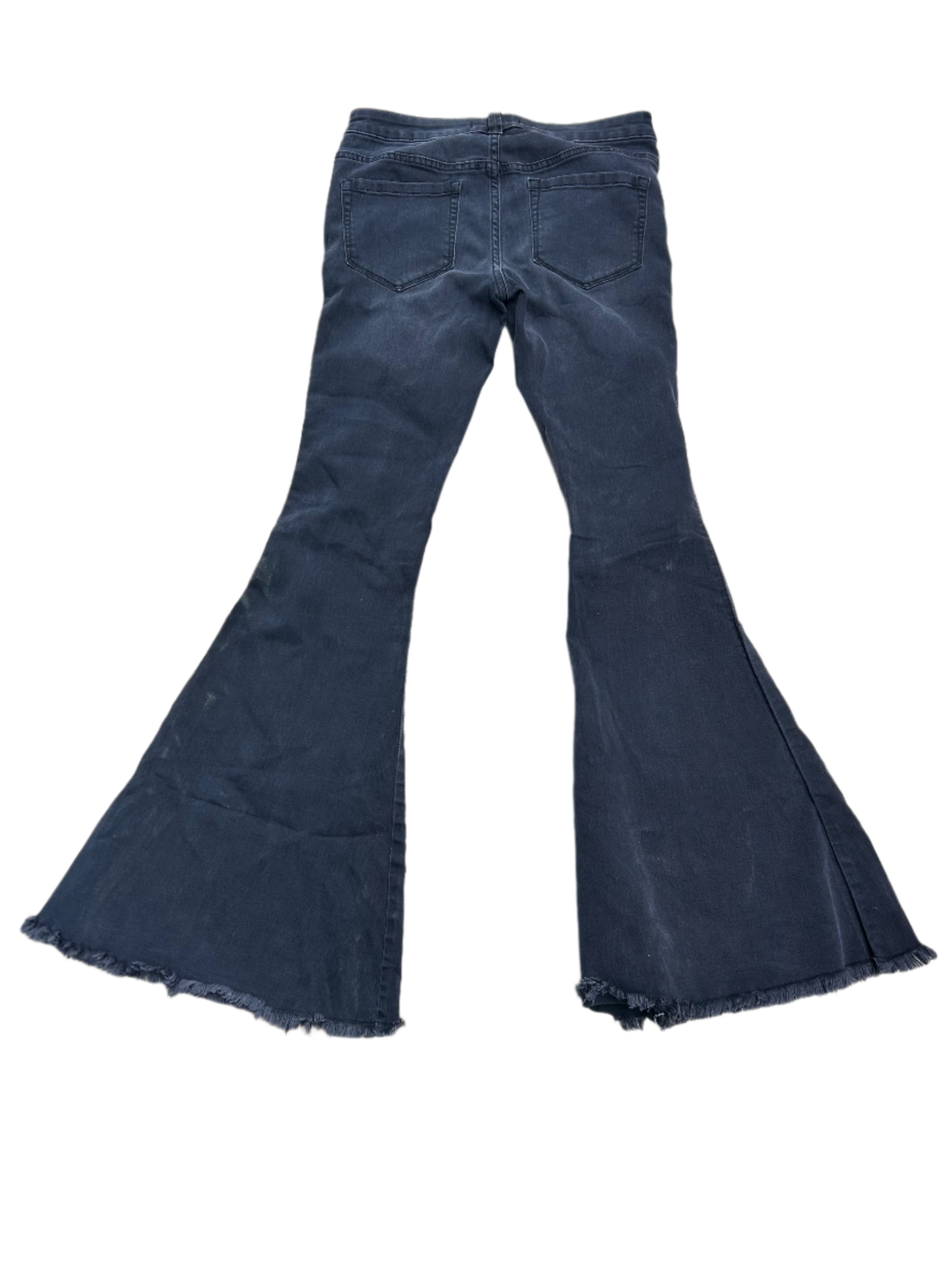 black free people flare jeans, 28