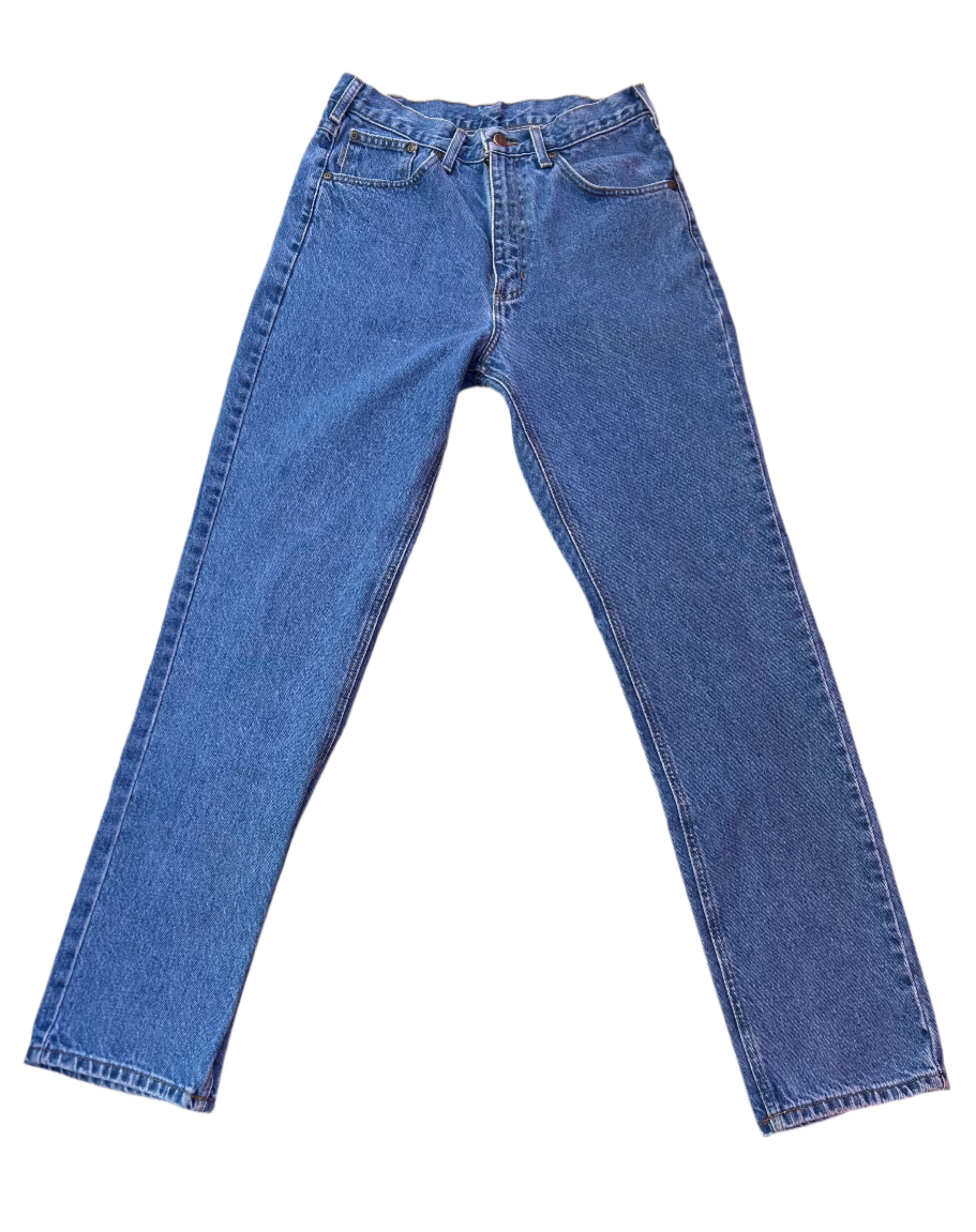 blue carhartt jeans, 33x34