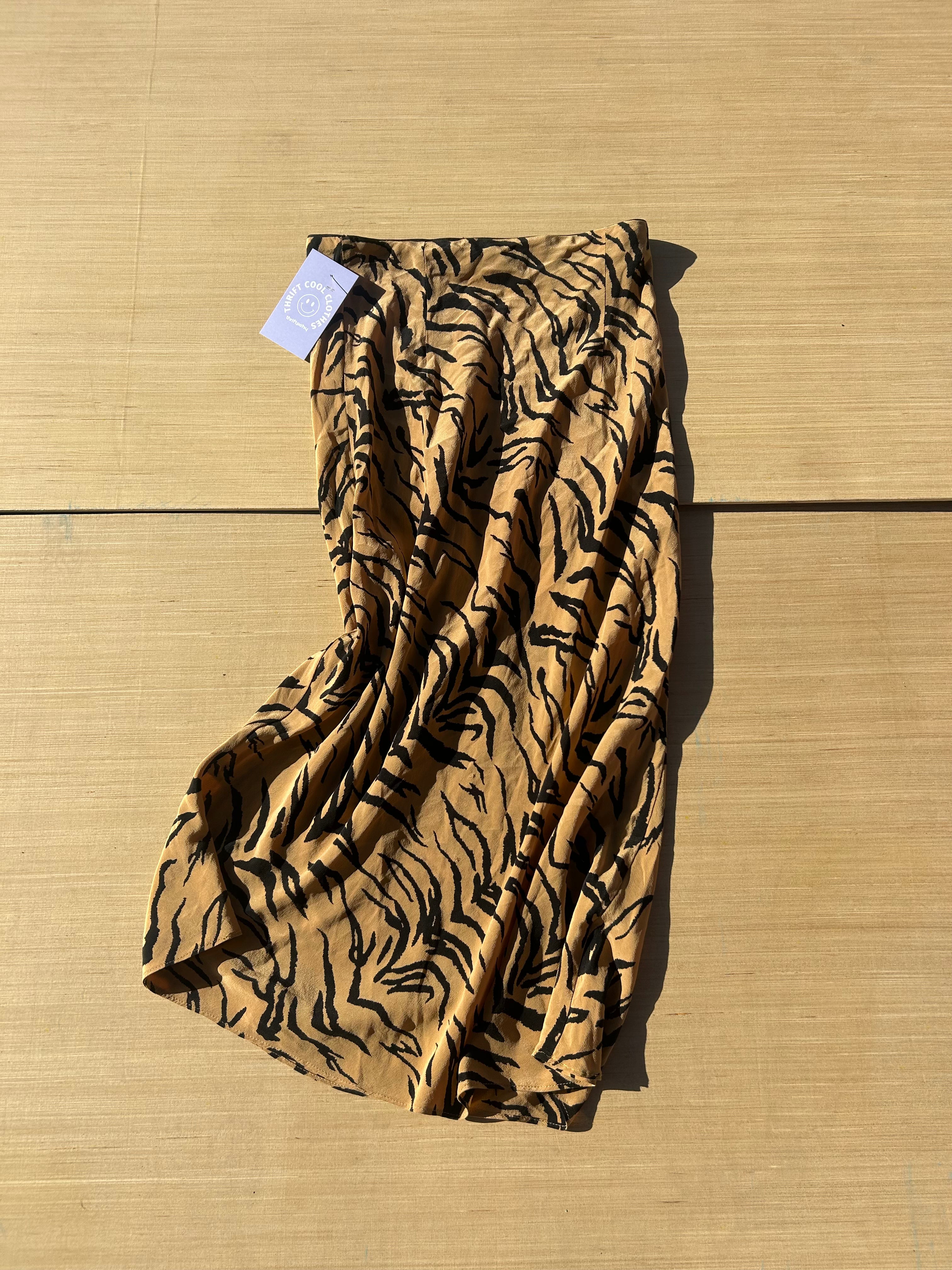 orange madewell zebra midi, 00