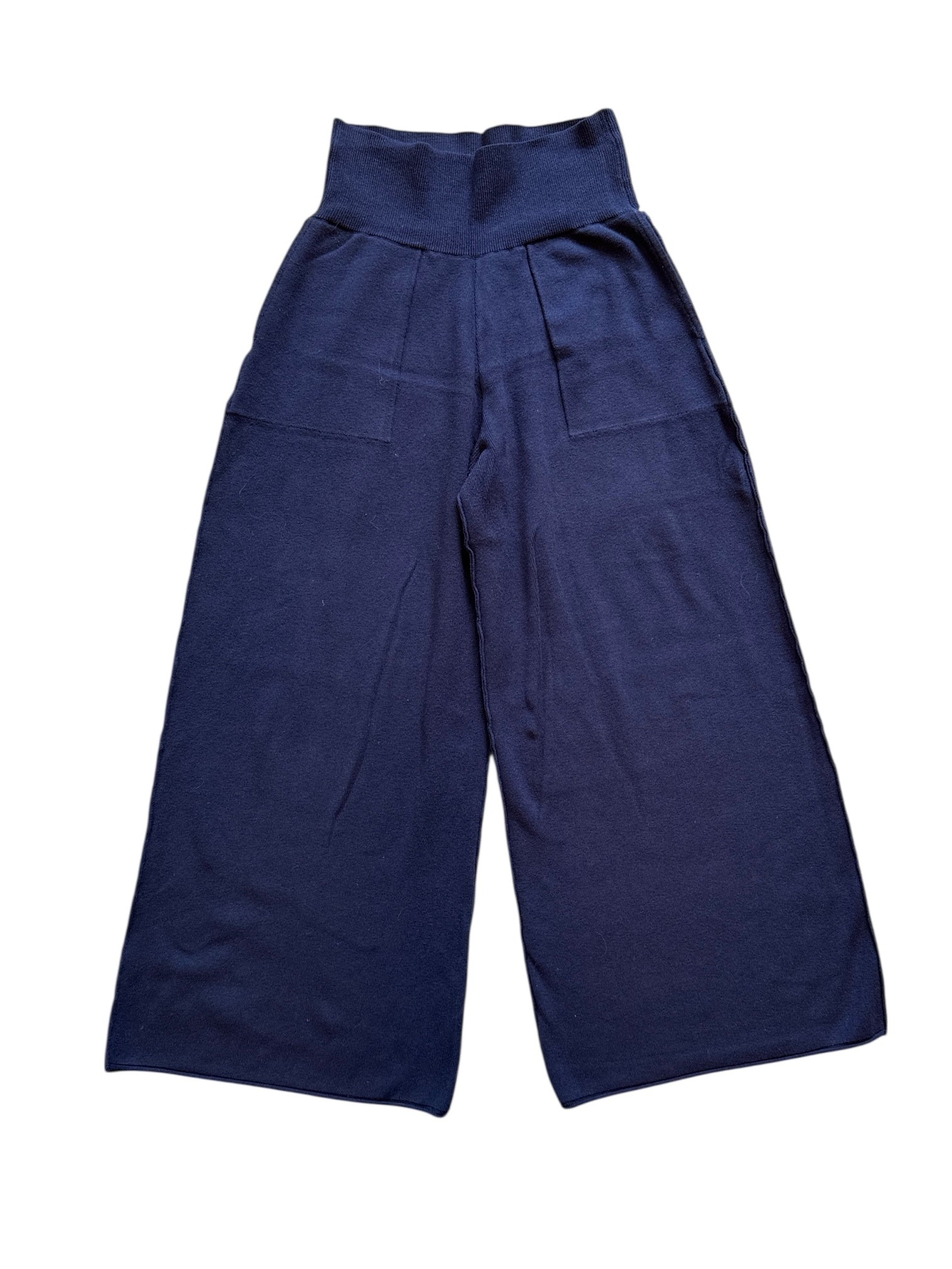 navy Anthropologie knit pants, XS