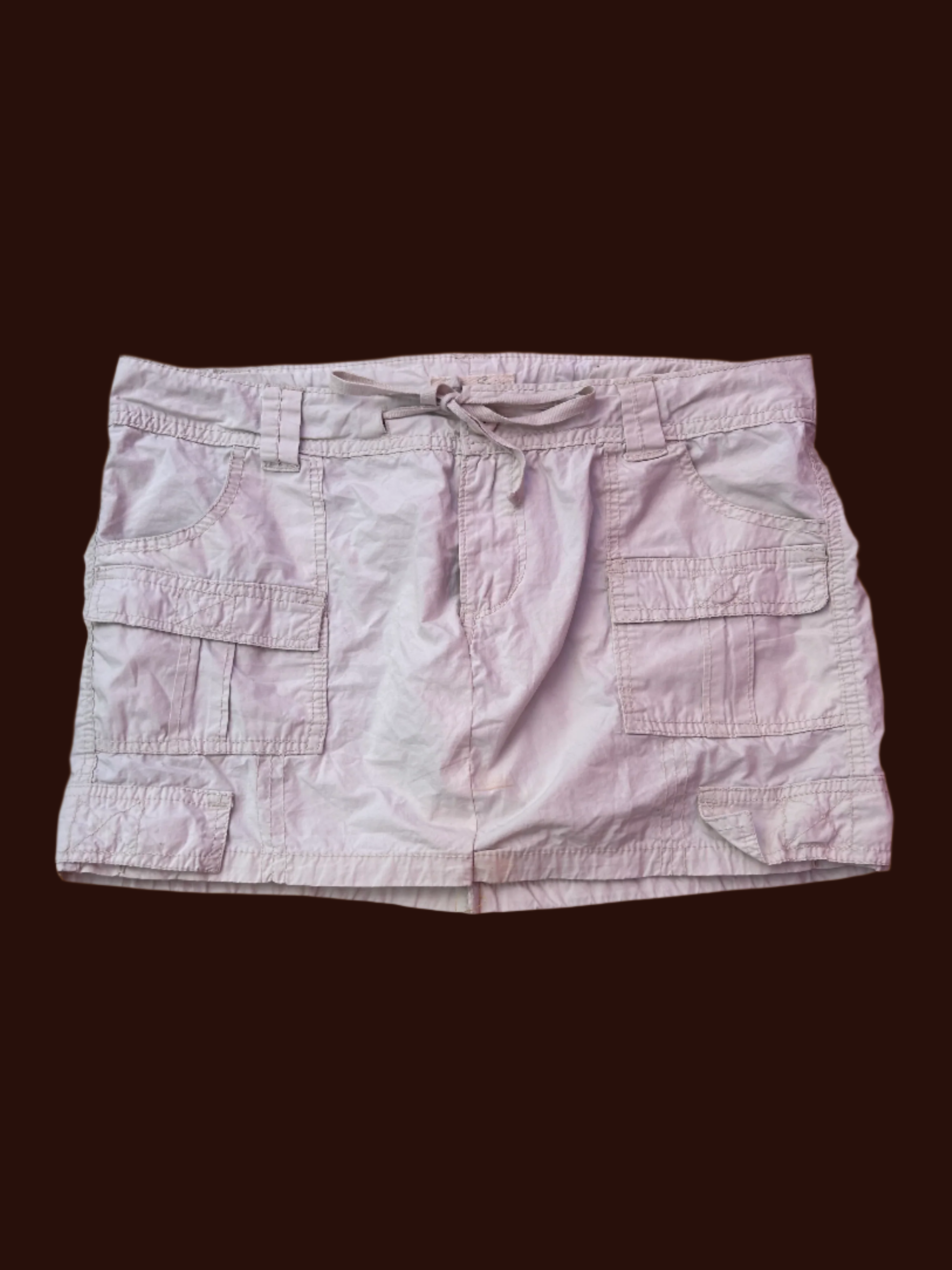 beige bluespill cargo mini skirt, 11
