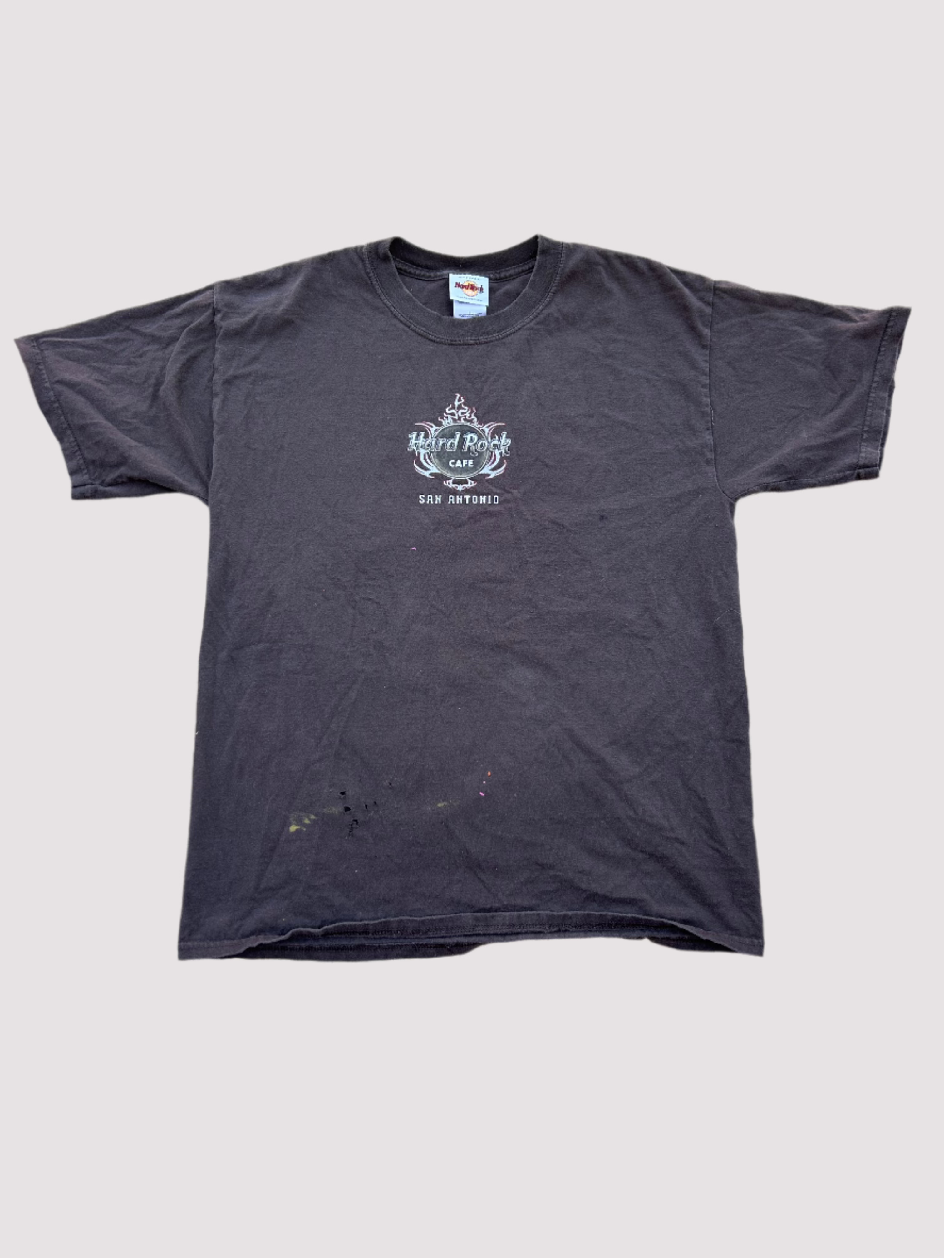 Brown  Hard Rock Cafe San Antonio tee, L