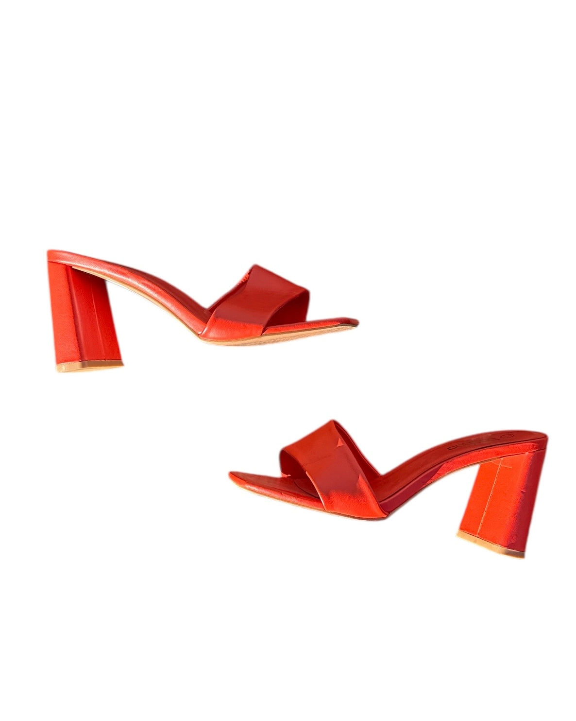 orange boohoo heels, 6
