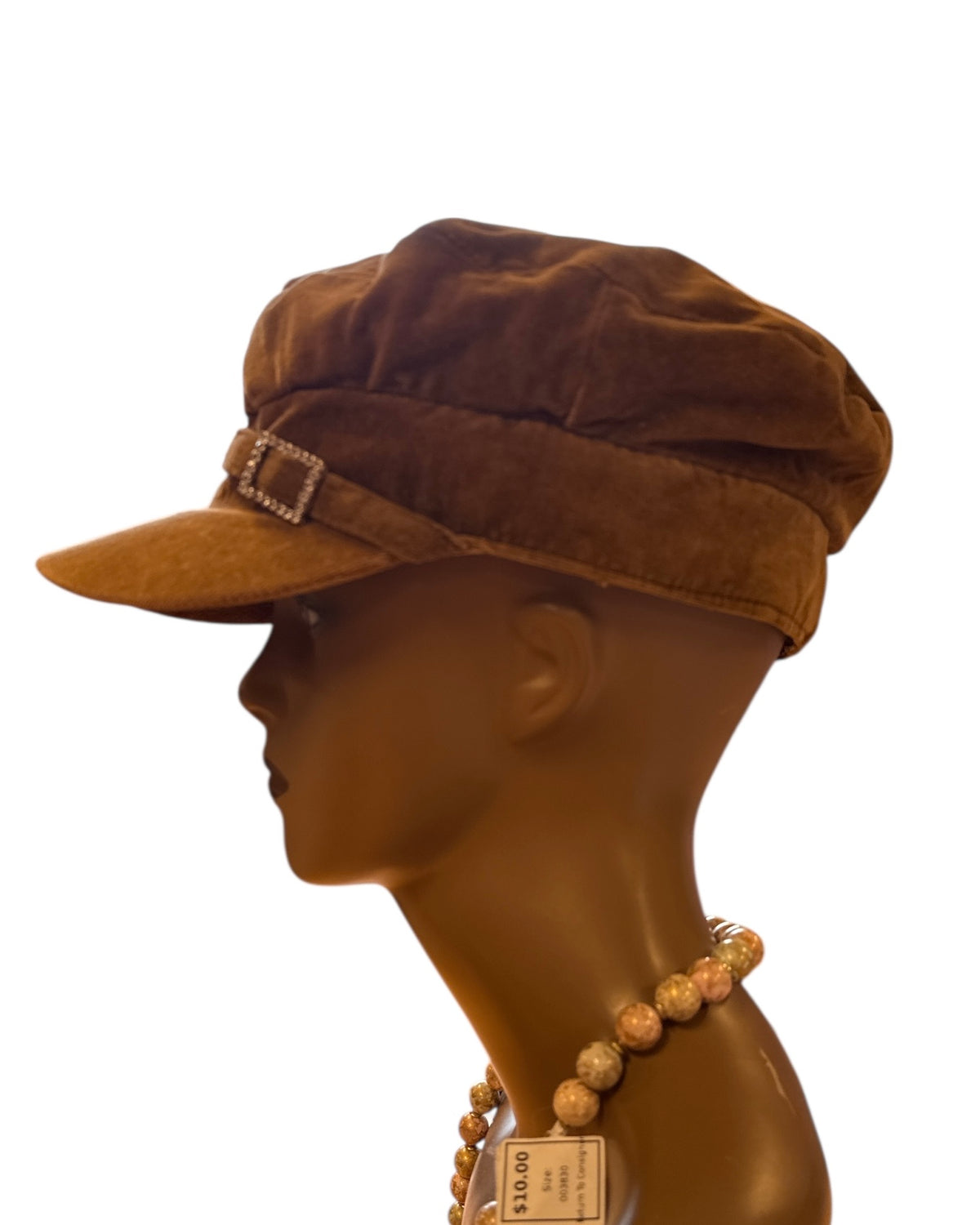 Brown  Velour conductor hat