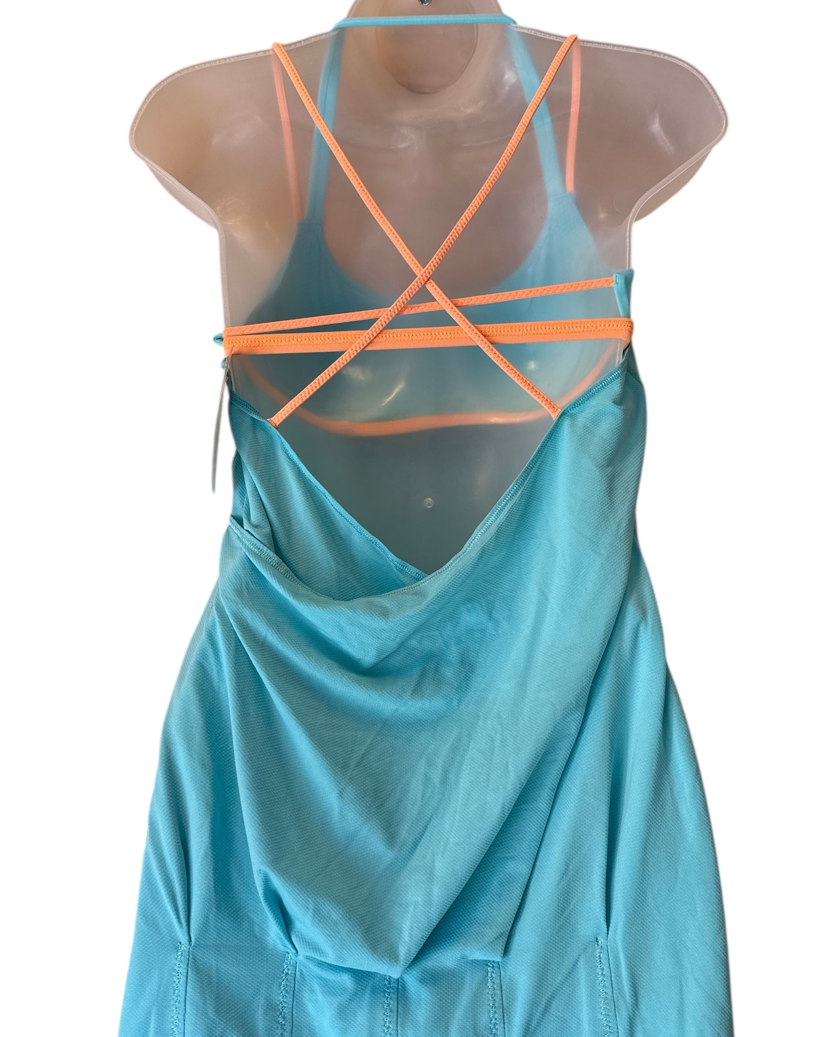 blue Lululemon athletic top