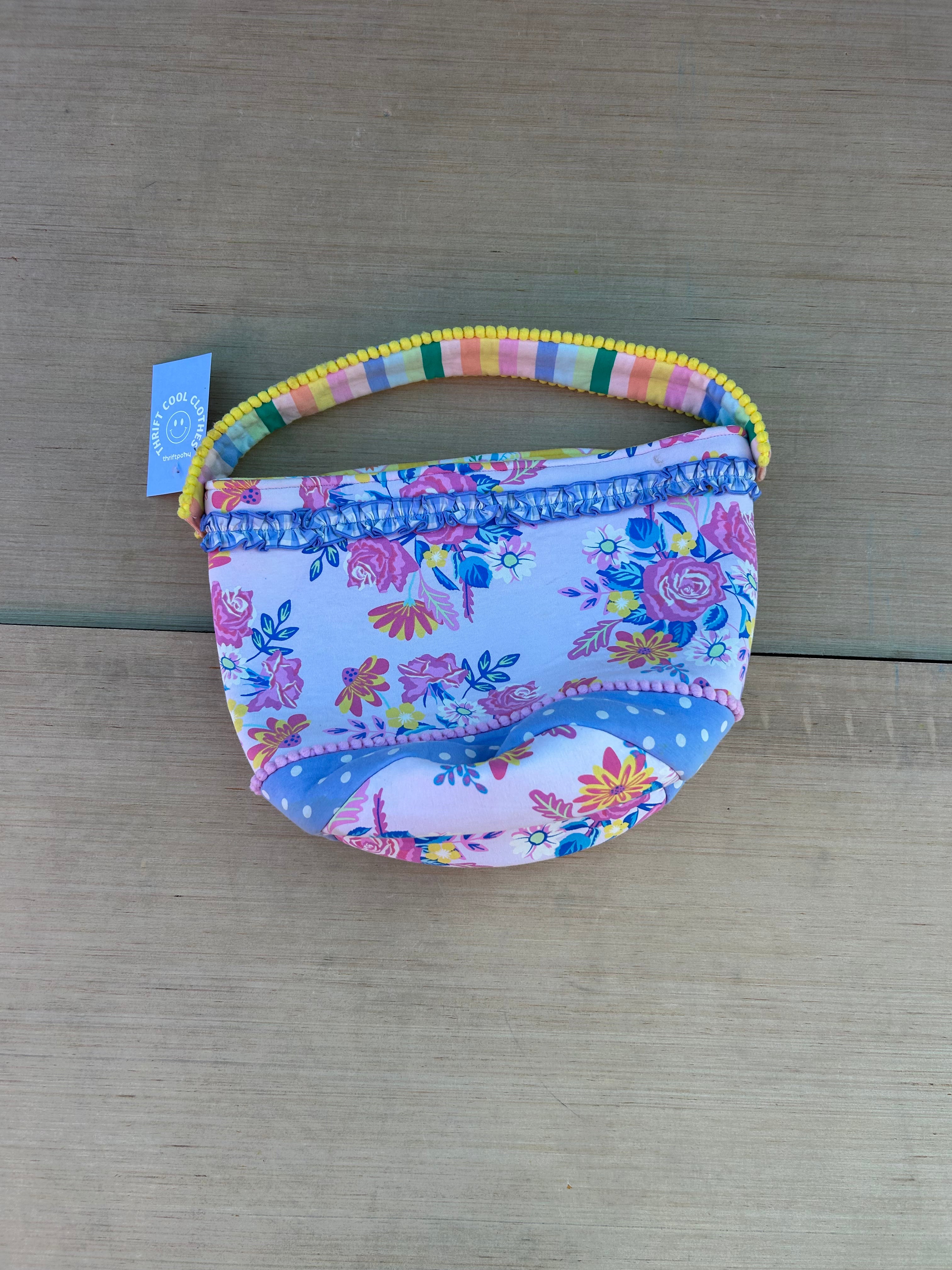 yellow matilda jane floral bucket bag