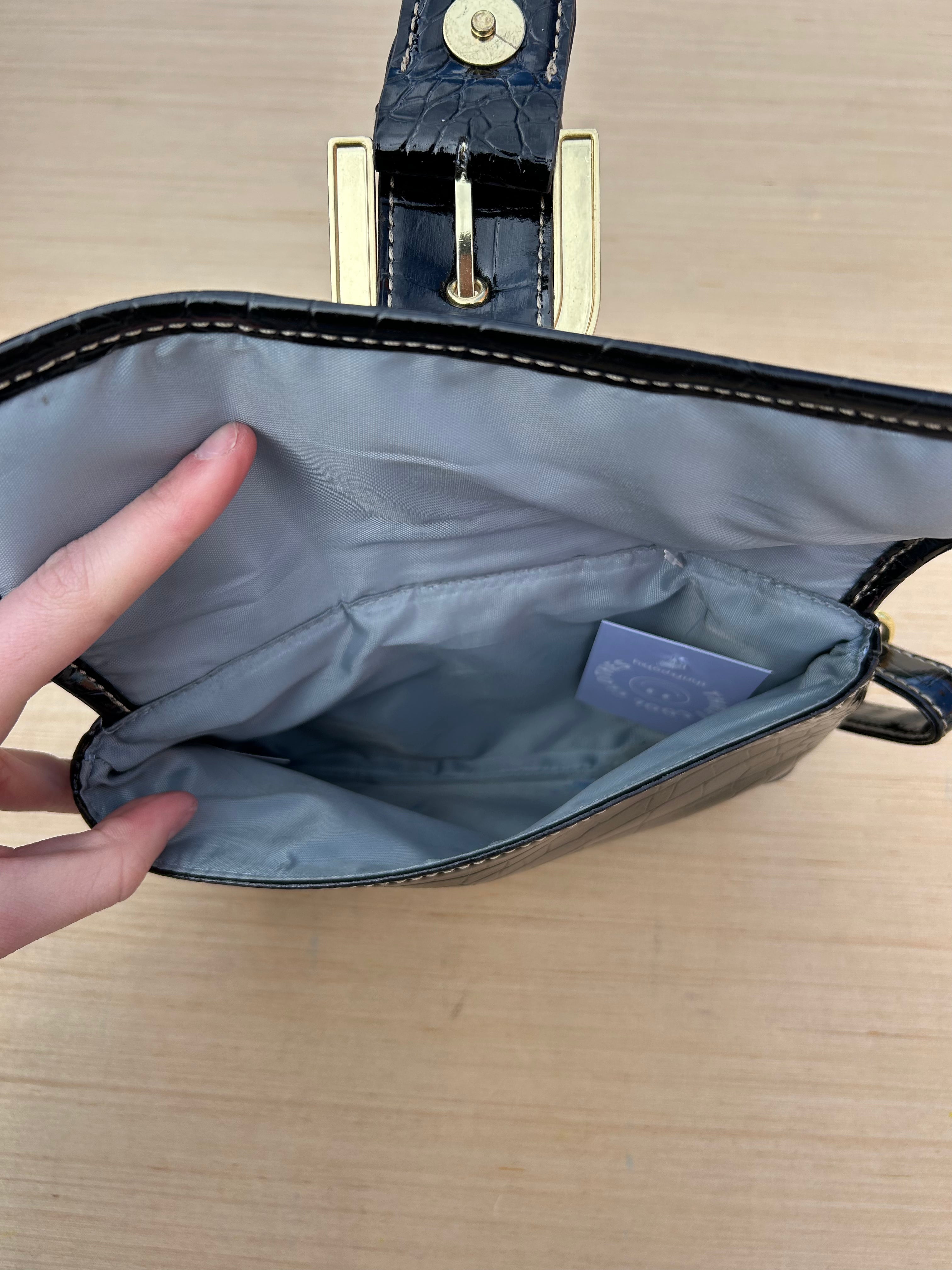 black  glossy bag