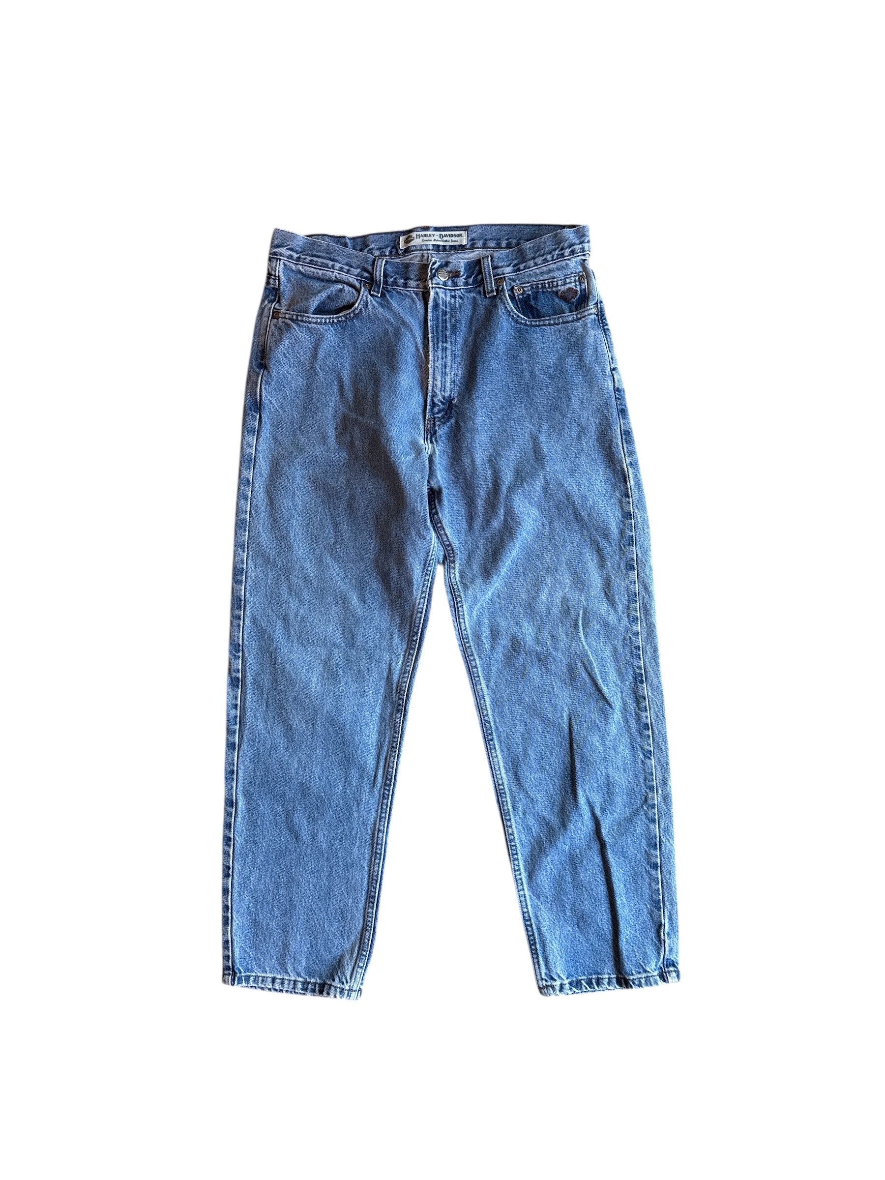 blue harley davidson Mens jeans