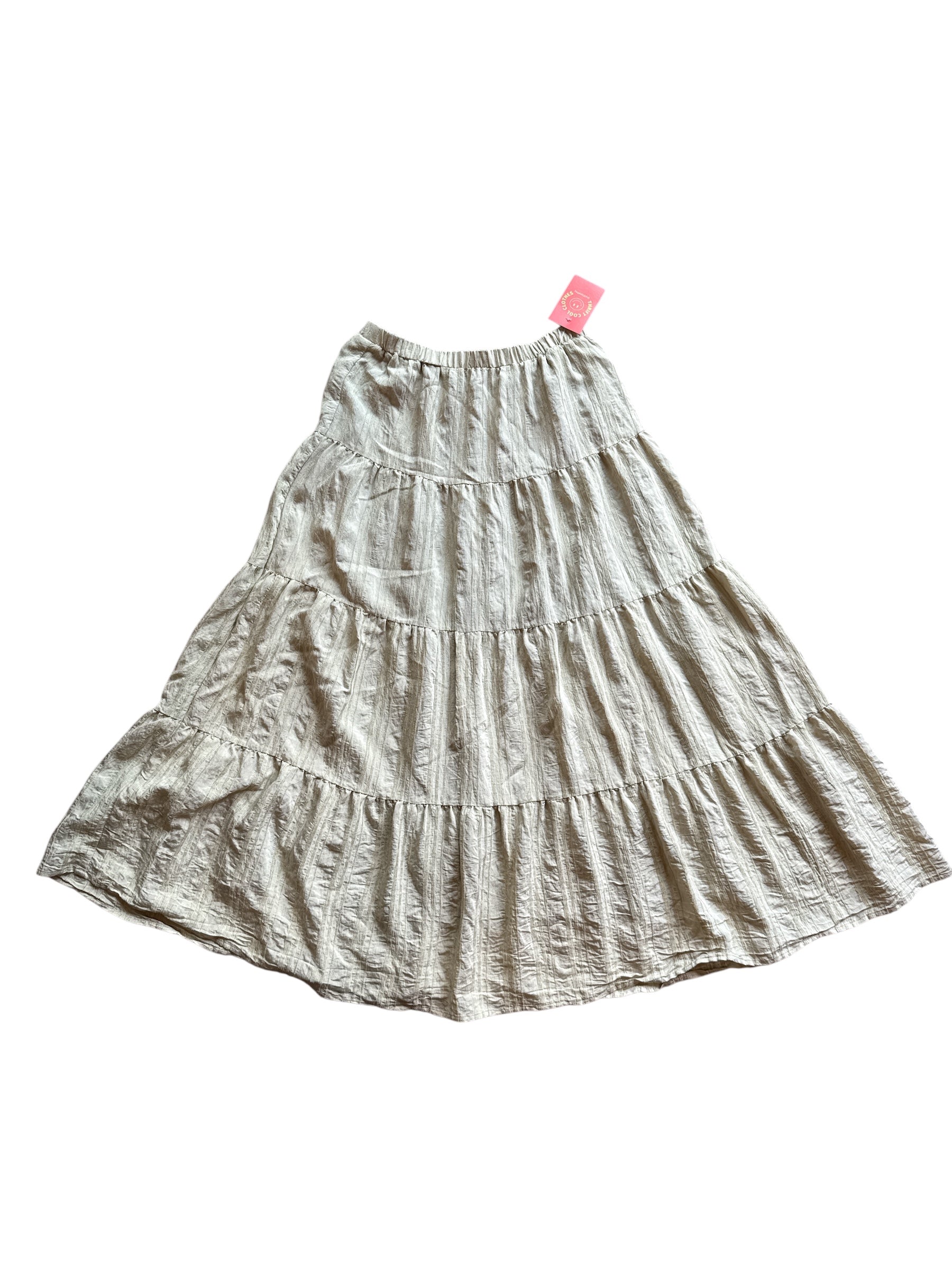 Green Miss sparkling Smocked skirt, L