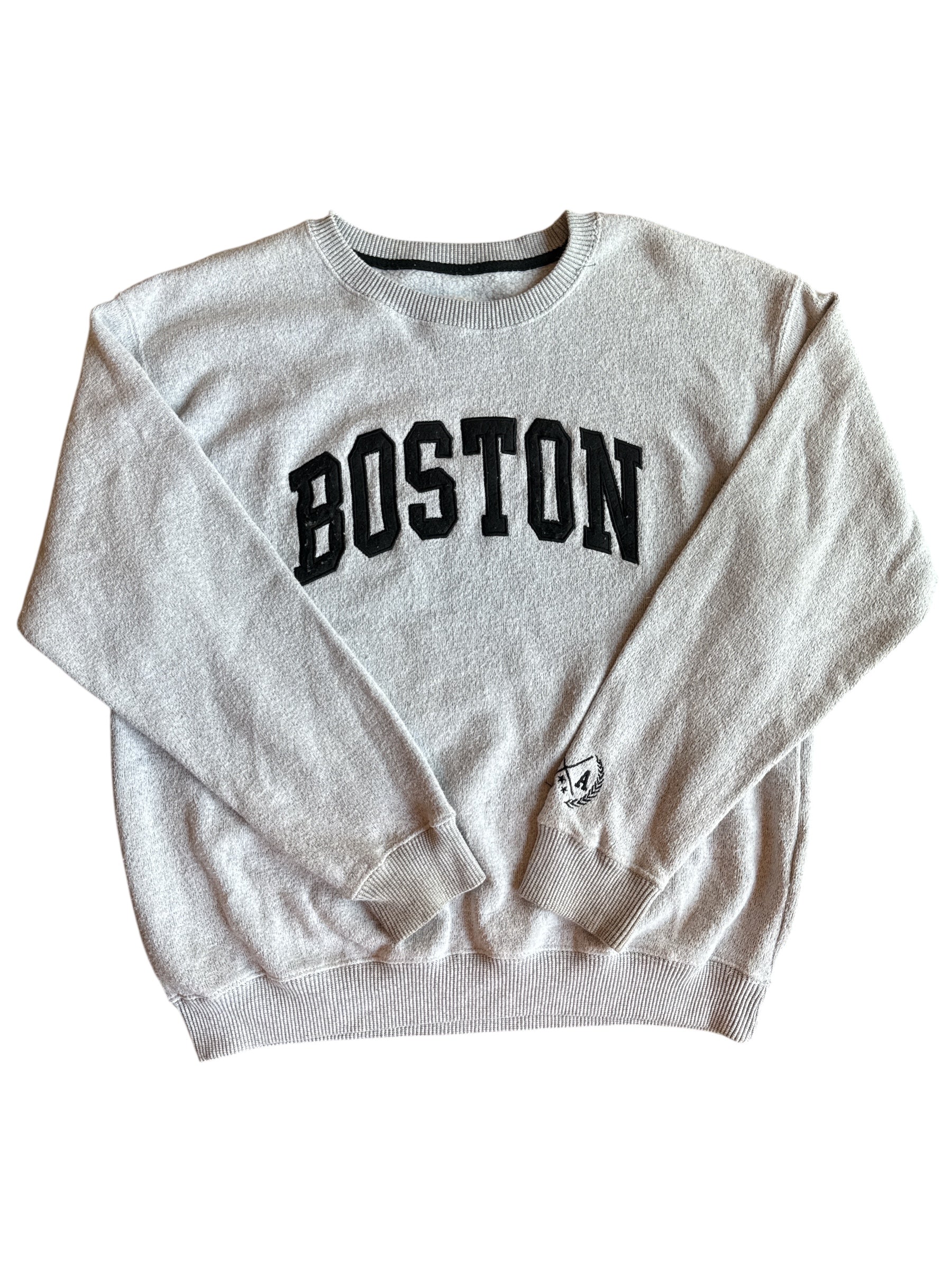 gray new york popular boston crew, xl