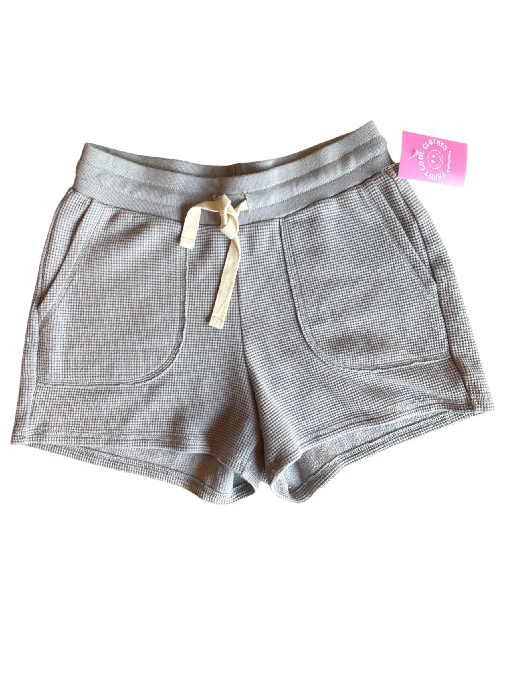 blue madewell waffleknit shorts, s
