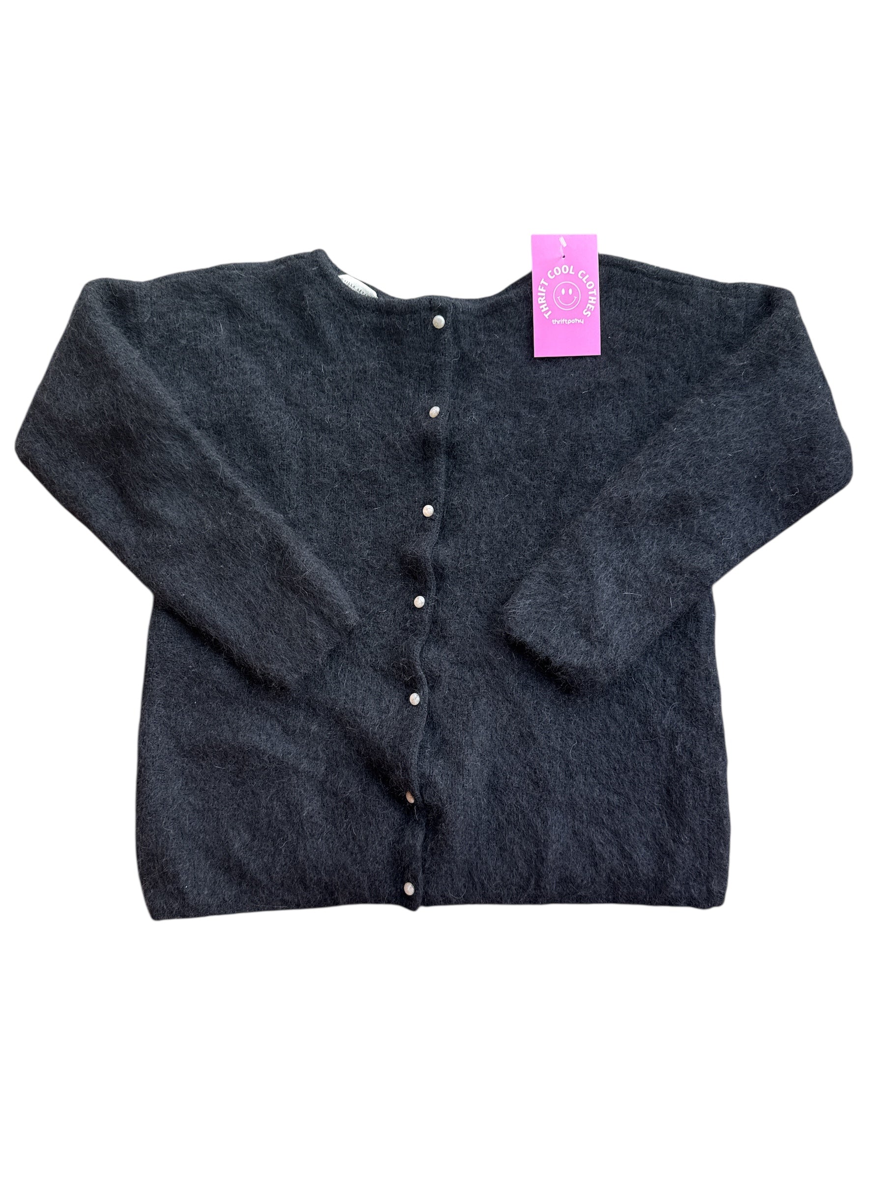 black la maille sezane wool cardigan, s